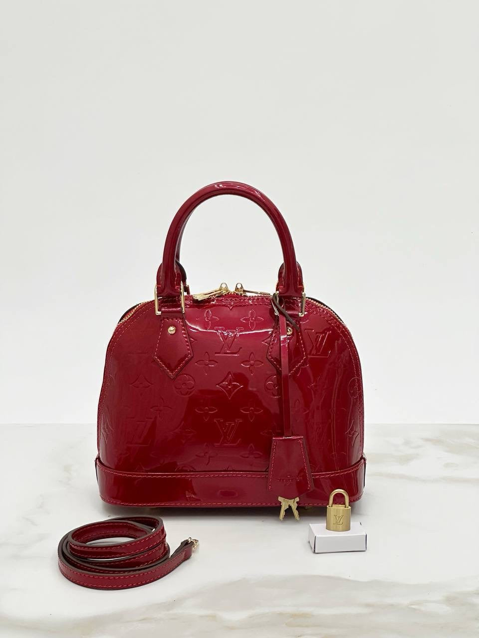 Louis Vuitton Alma red
