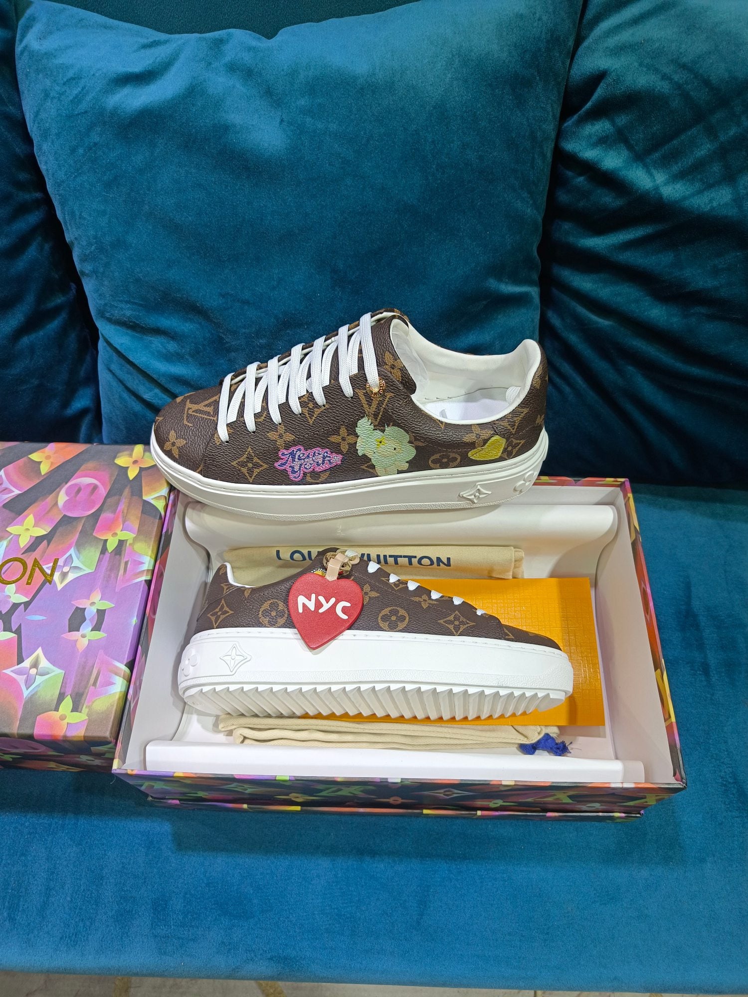 Louis Vuitton monogram sneakers