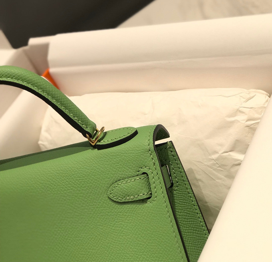 Hermes Mini Kelly In Green