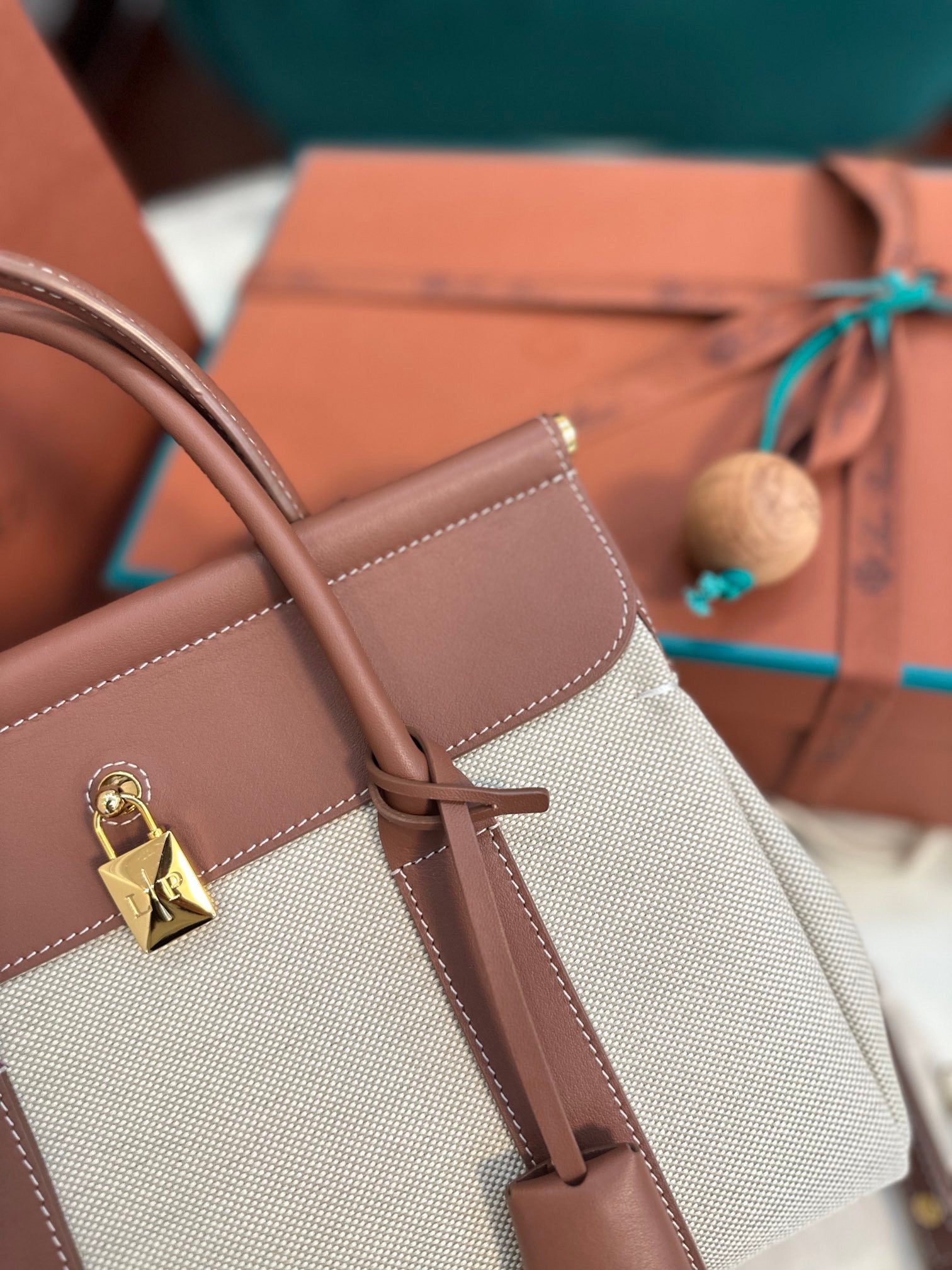 Loro Piana loom handbag