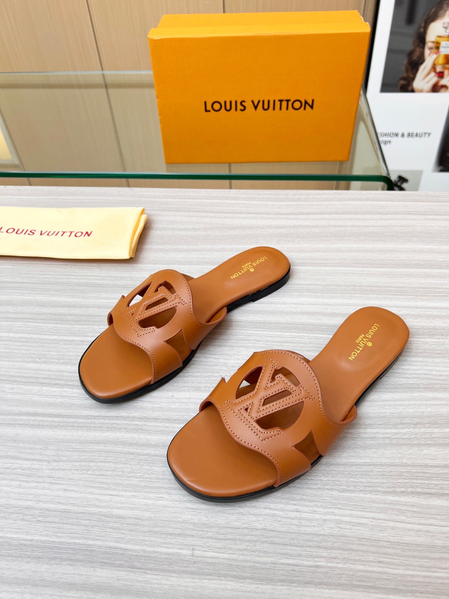 Louis Vuitton slides