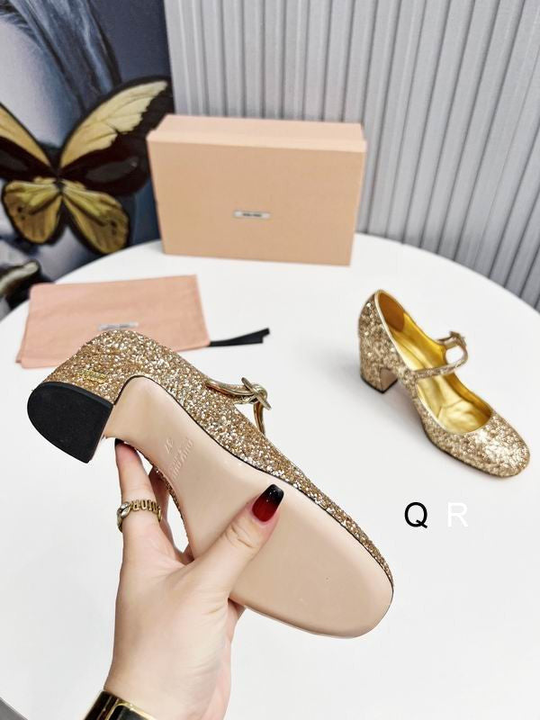 Pantofi cu toc Miu Miu