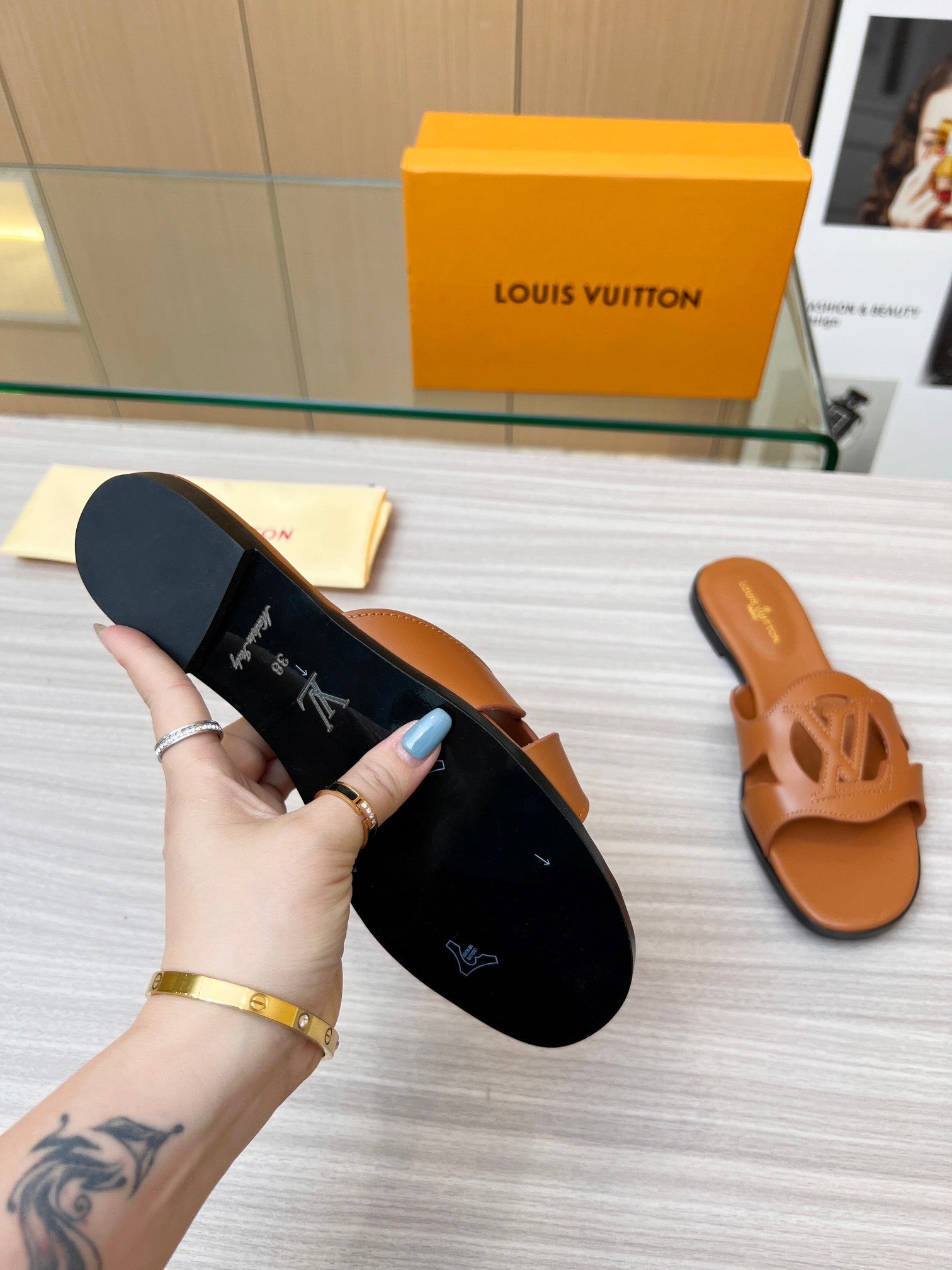 Louis Vuitton slides