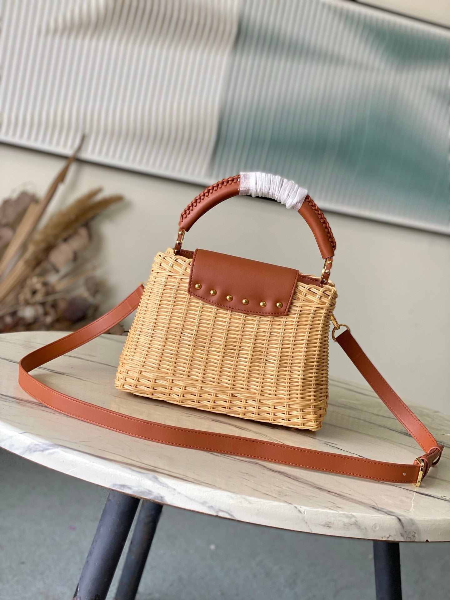 LV Straw Bag