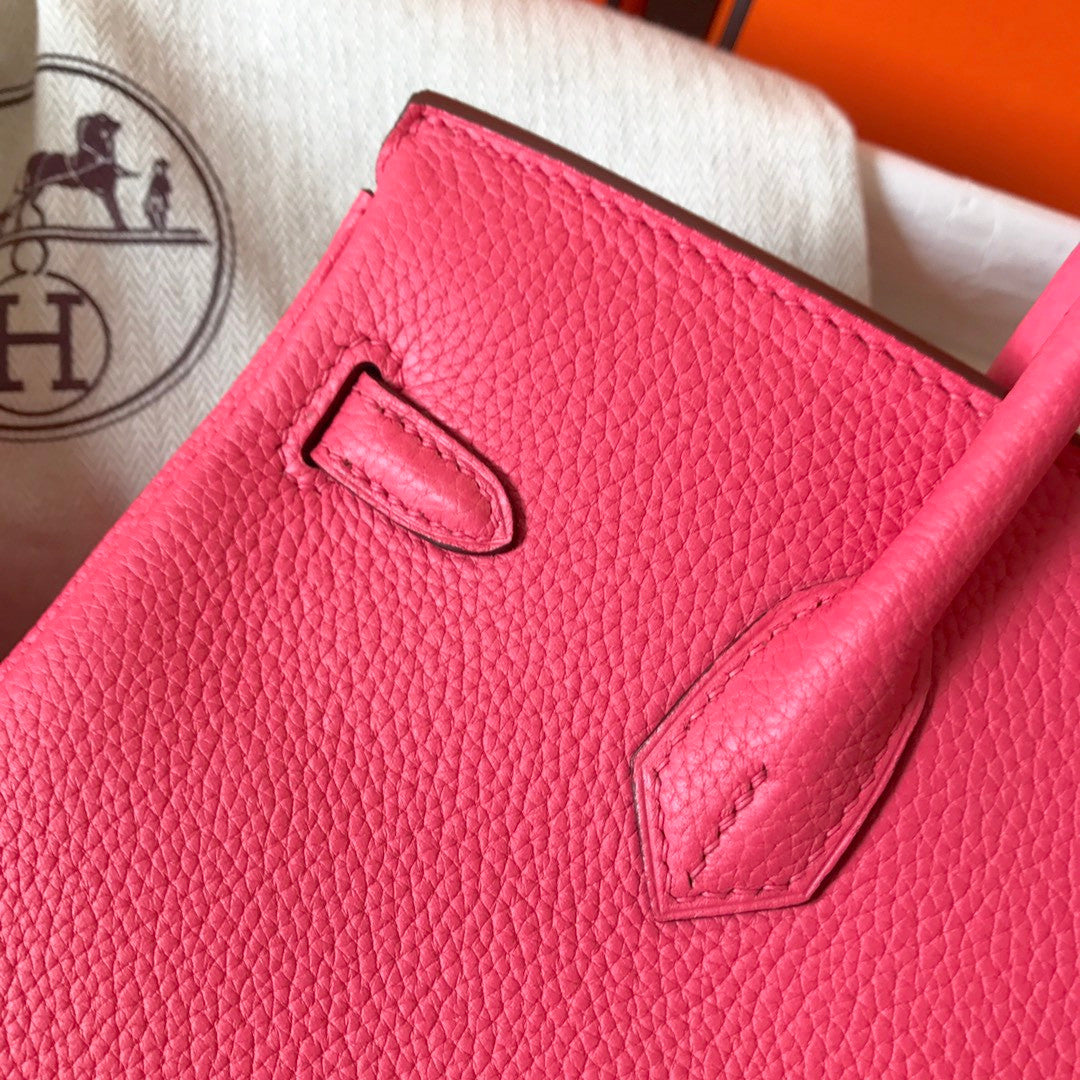 Hermes Birkin In Rose Mexico Leather