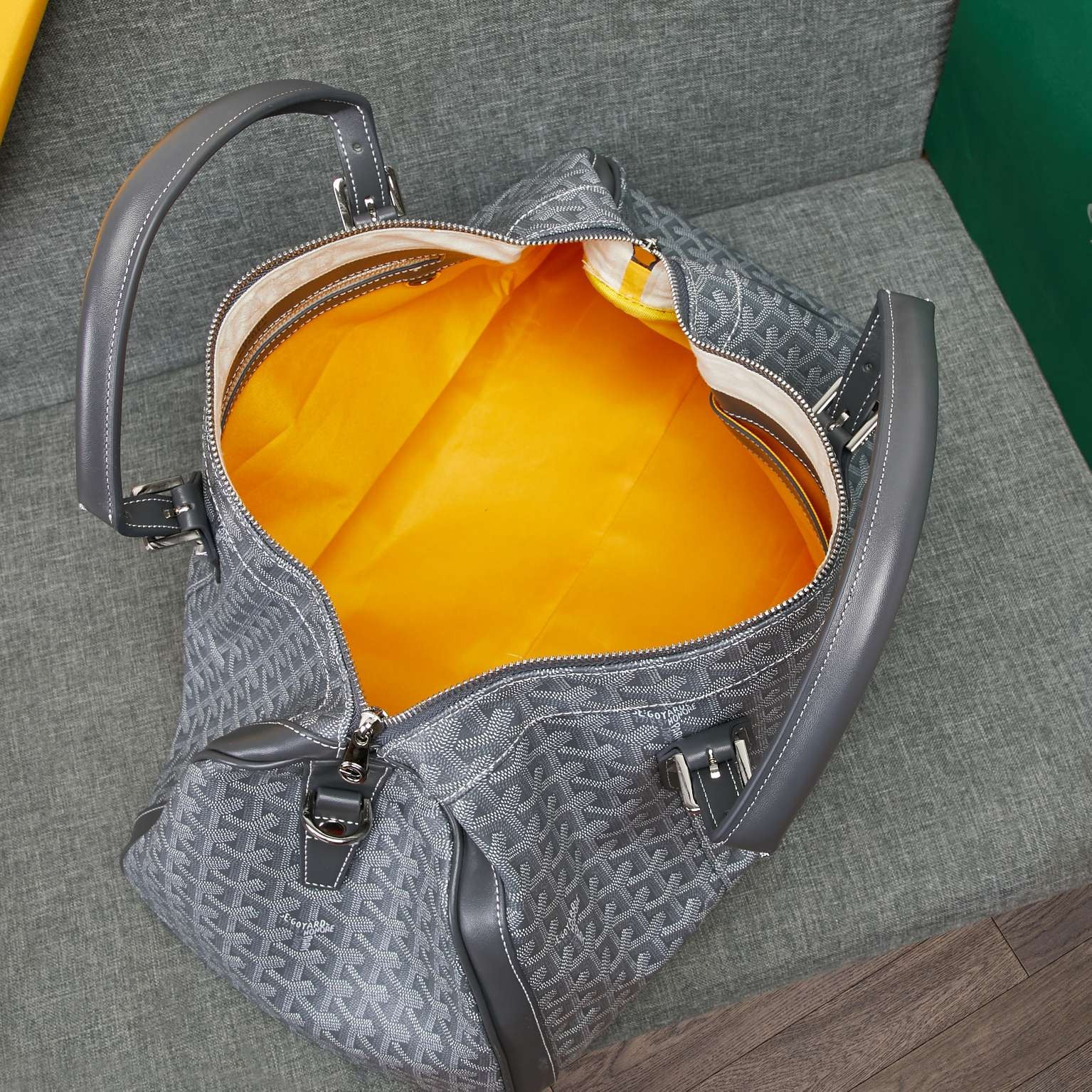 Goyard Leather Travel Bag