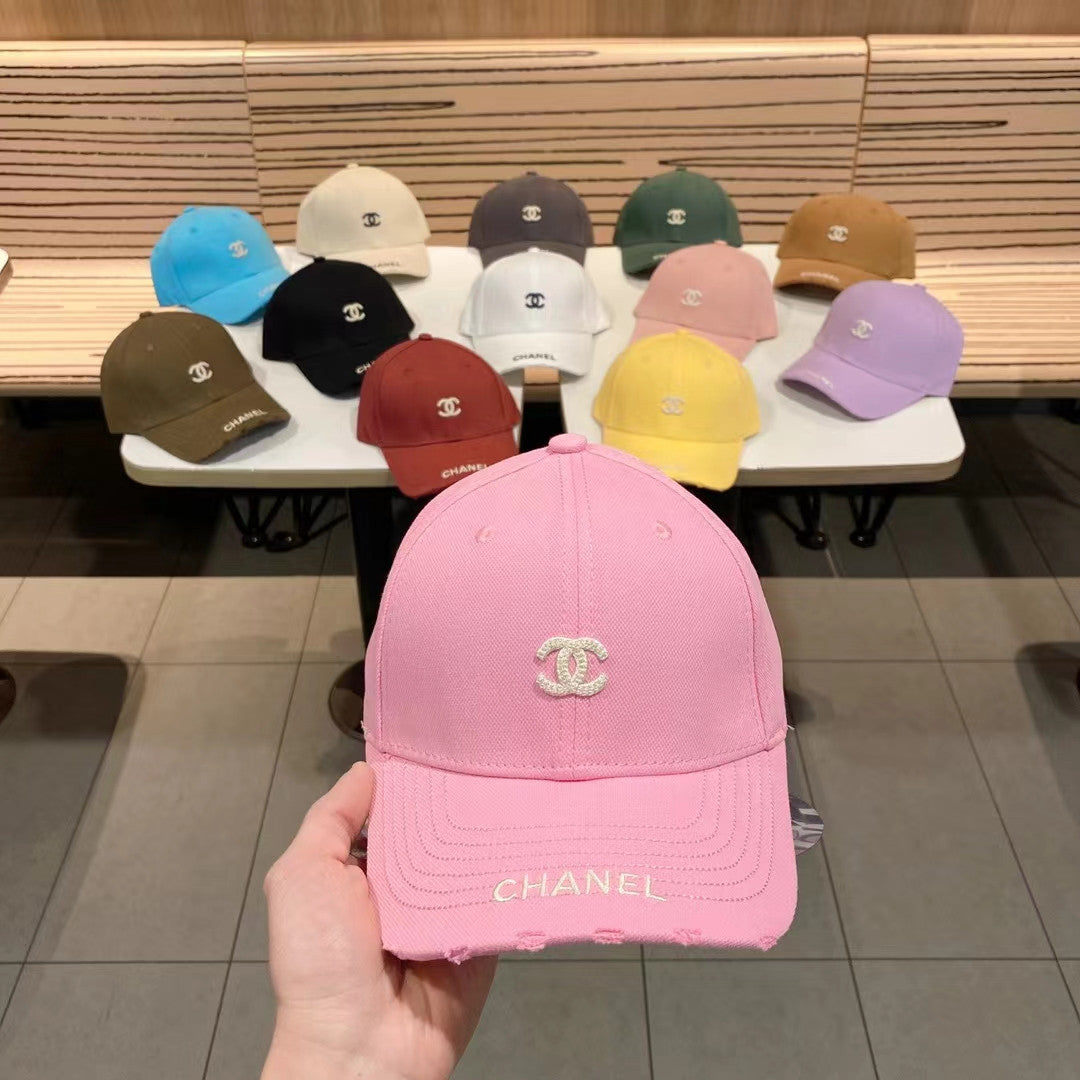 Chanel cap pink