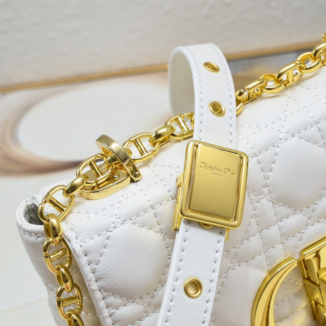 Dior Caro Bag In White