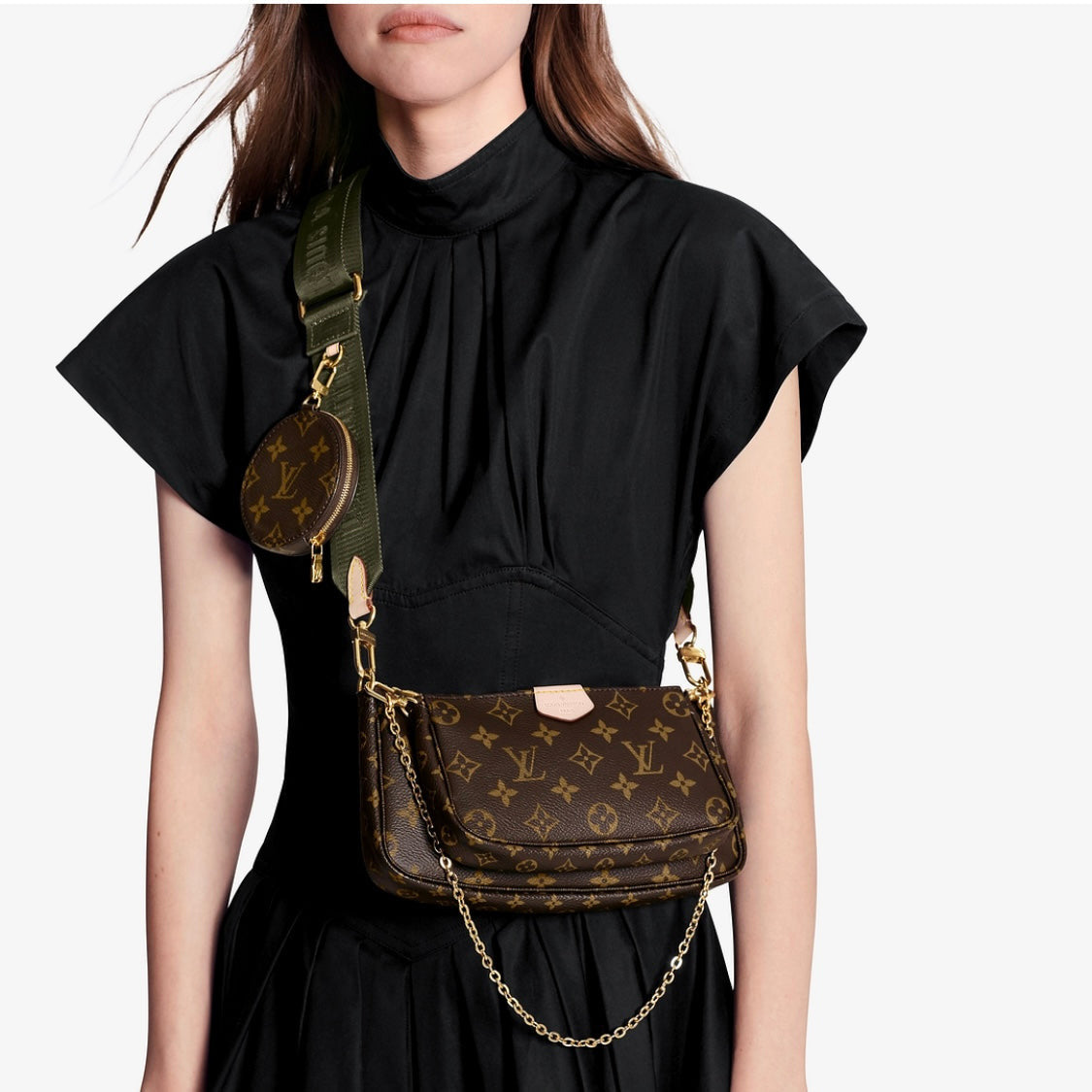 Geantă Louis Vuitton cu mai multe pungi
