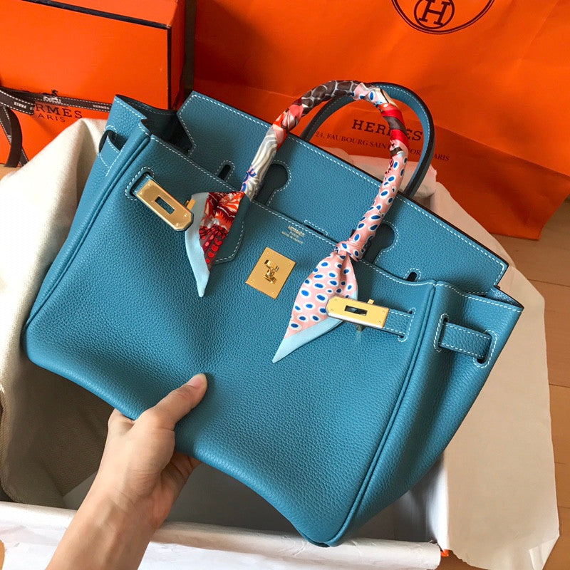 Hermes Birkin In Blue