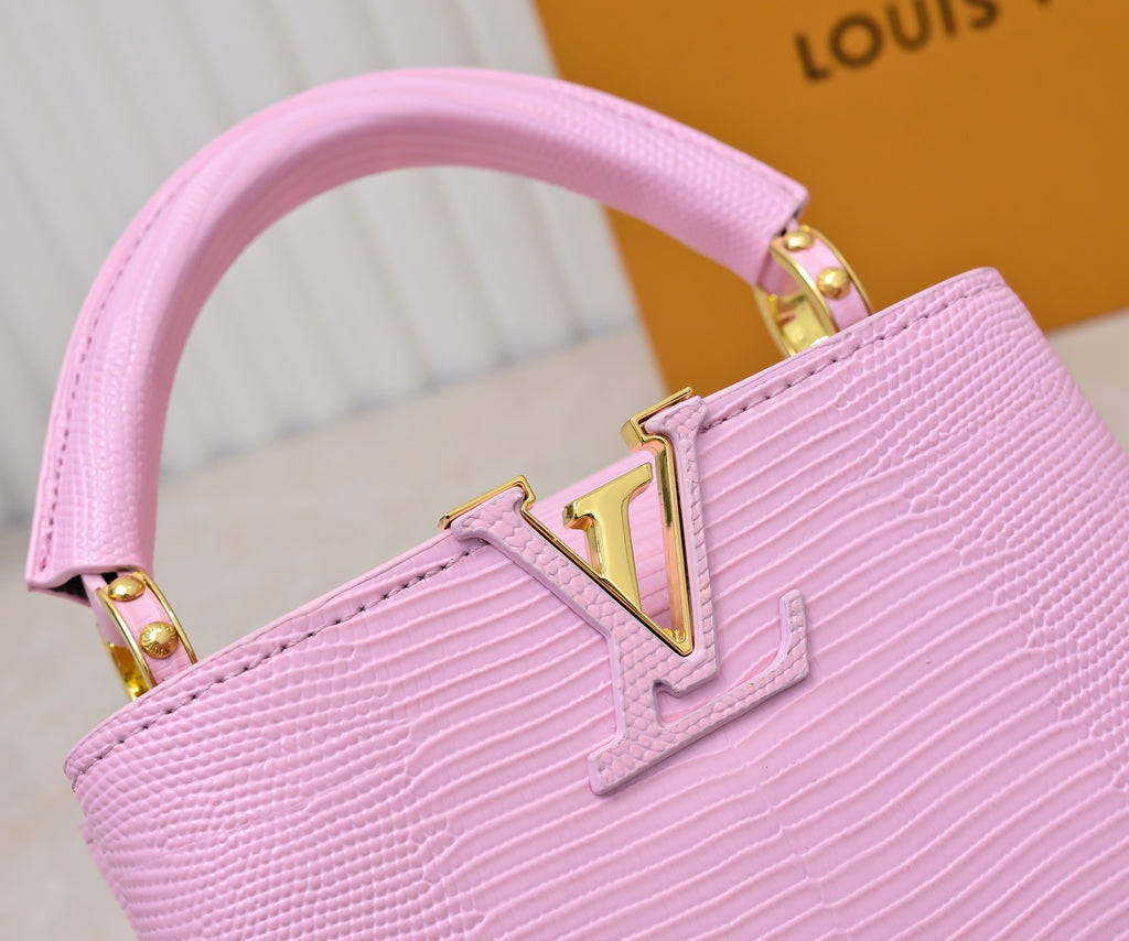 Louis Vuitton Capucines pink