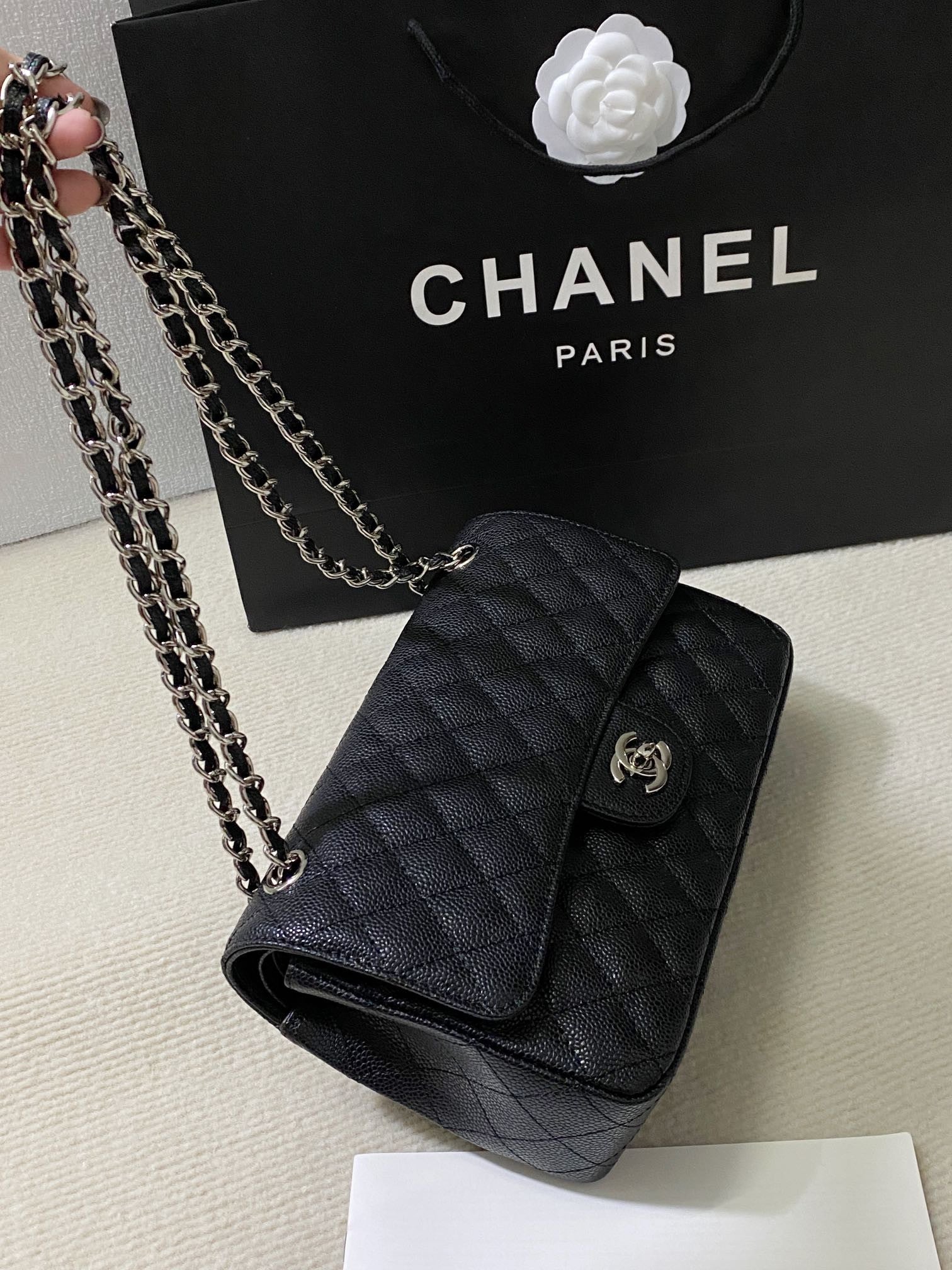 Chanel caviar classic bag