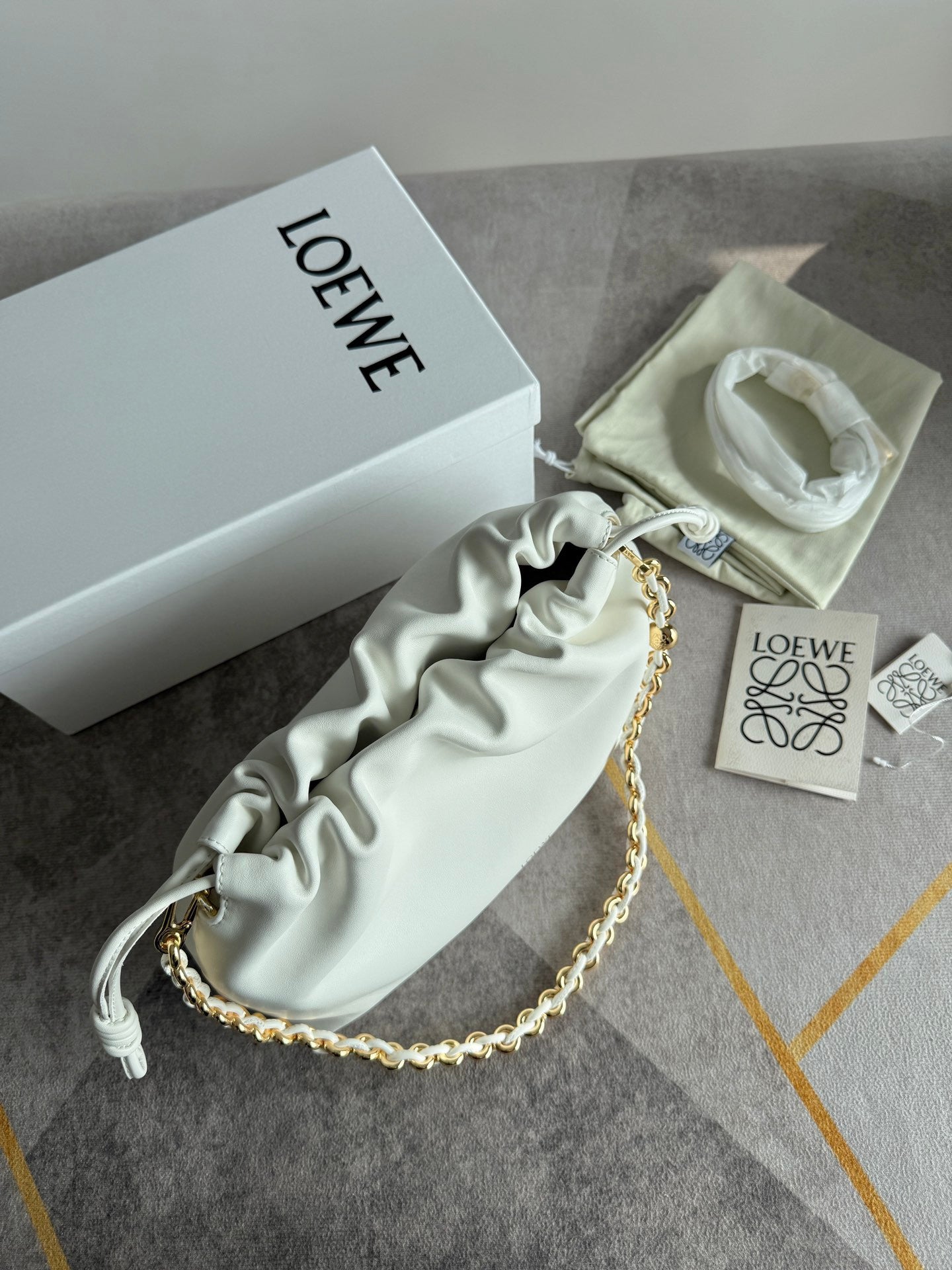 Loewe tote bag white