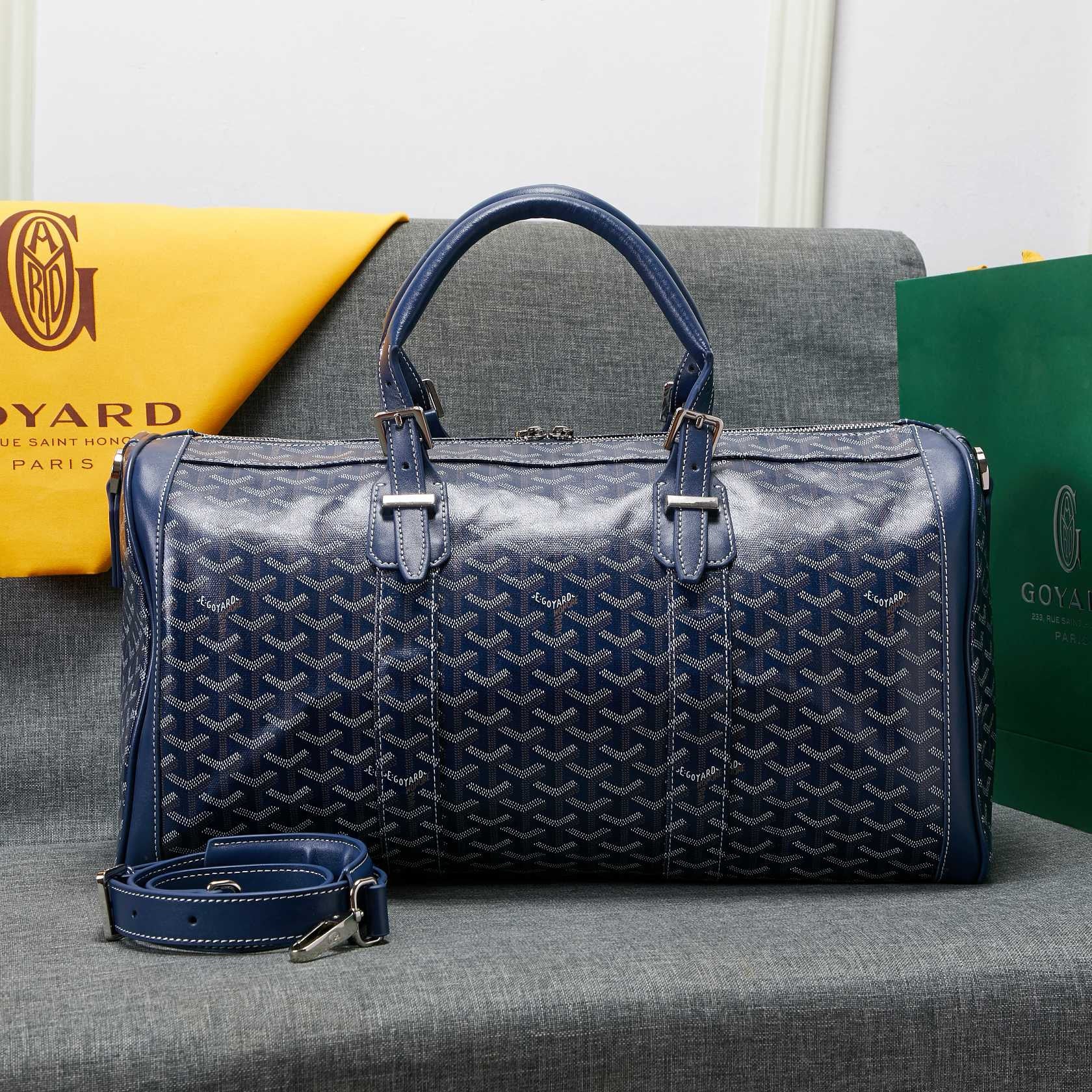 Goyard  Leather Travel Bag