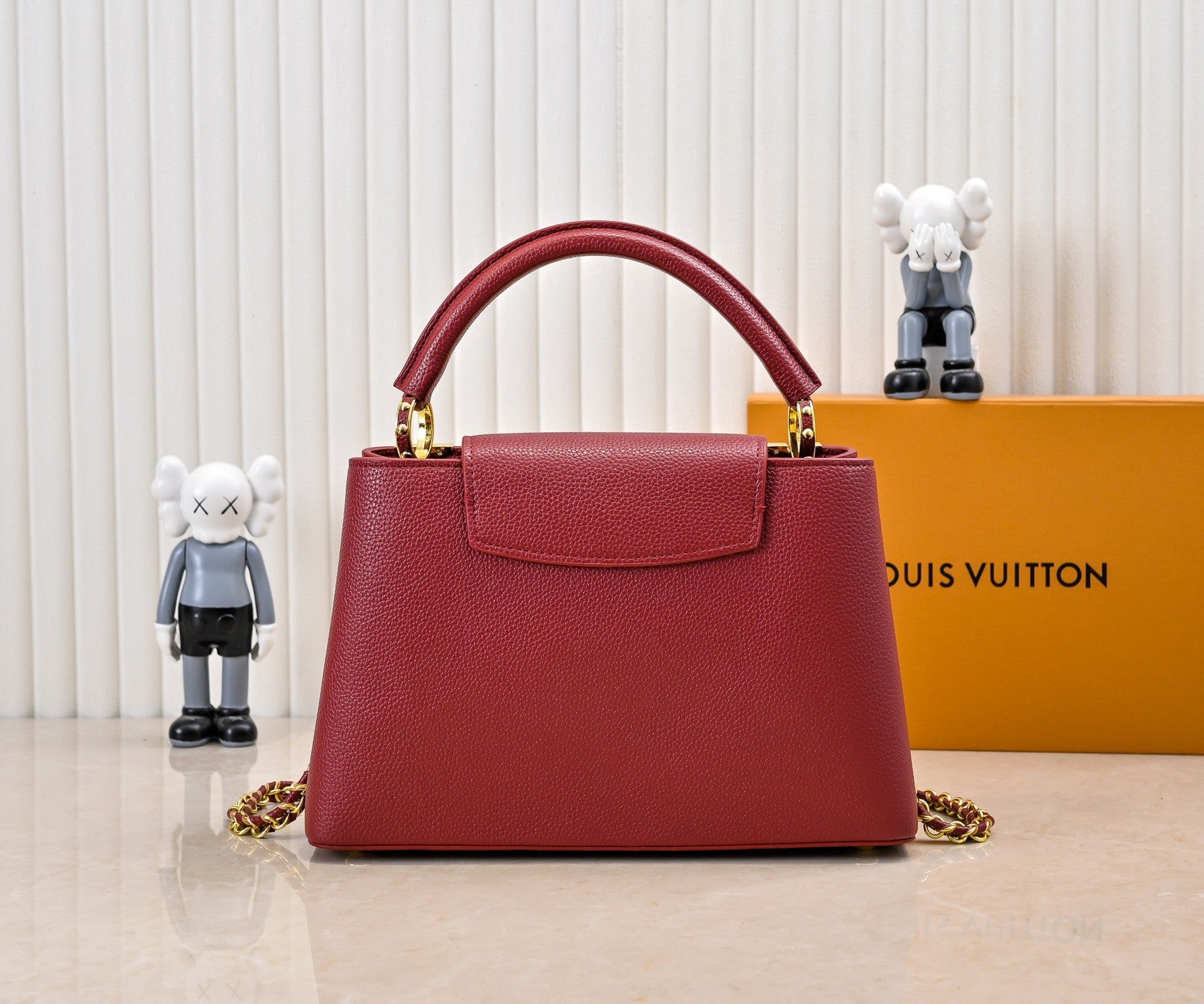 Louis Vuitton Capucines red