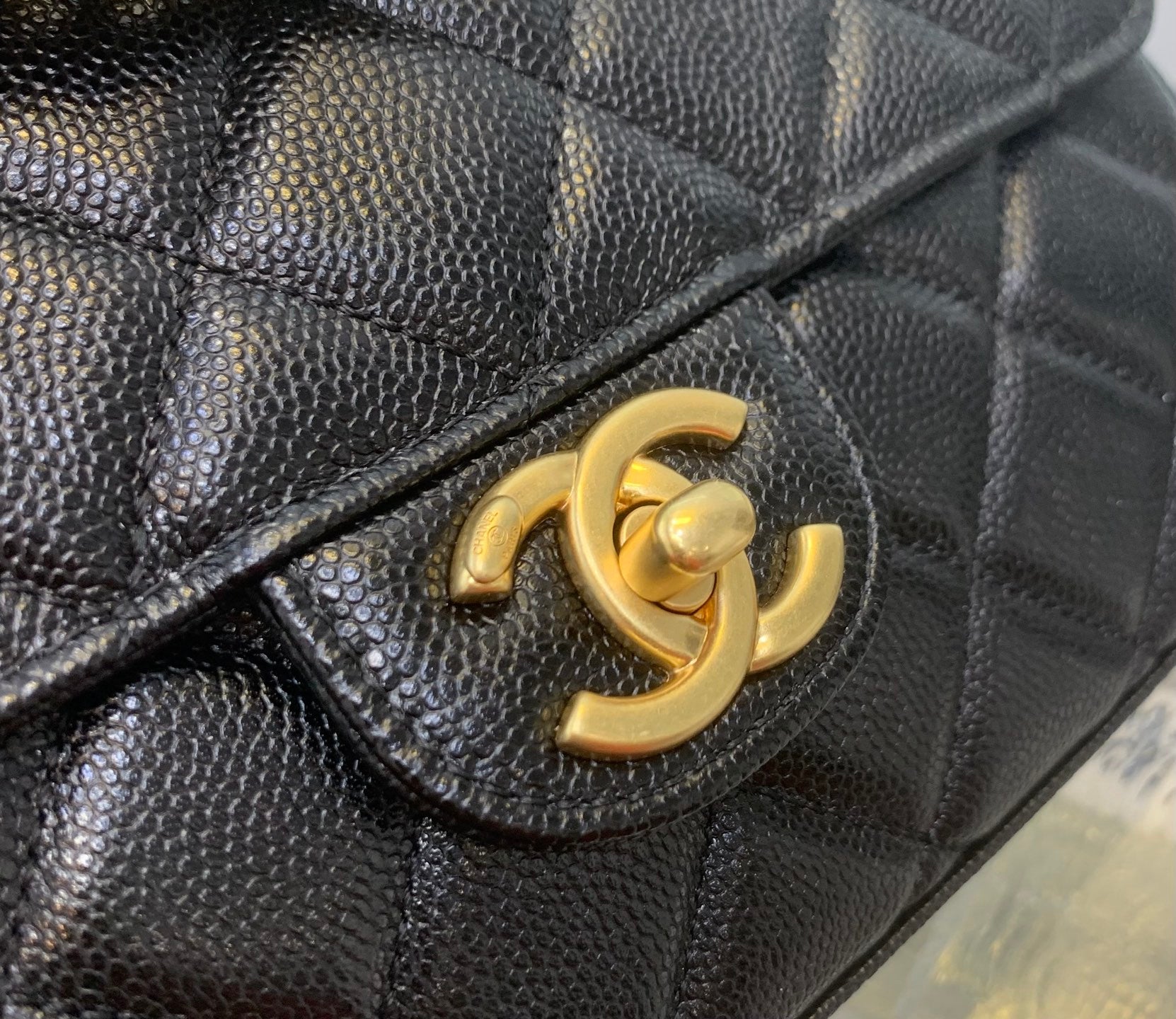 Chanel bag caviar