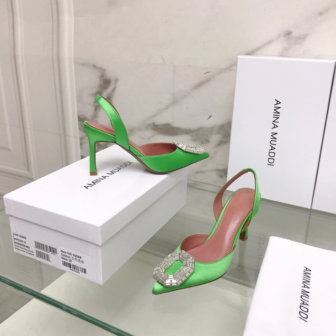 Amina Muaddi Shoes Buckles