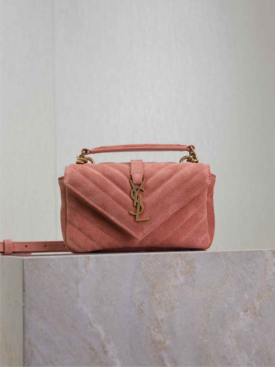 YSL Suede Purse