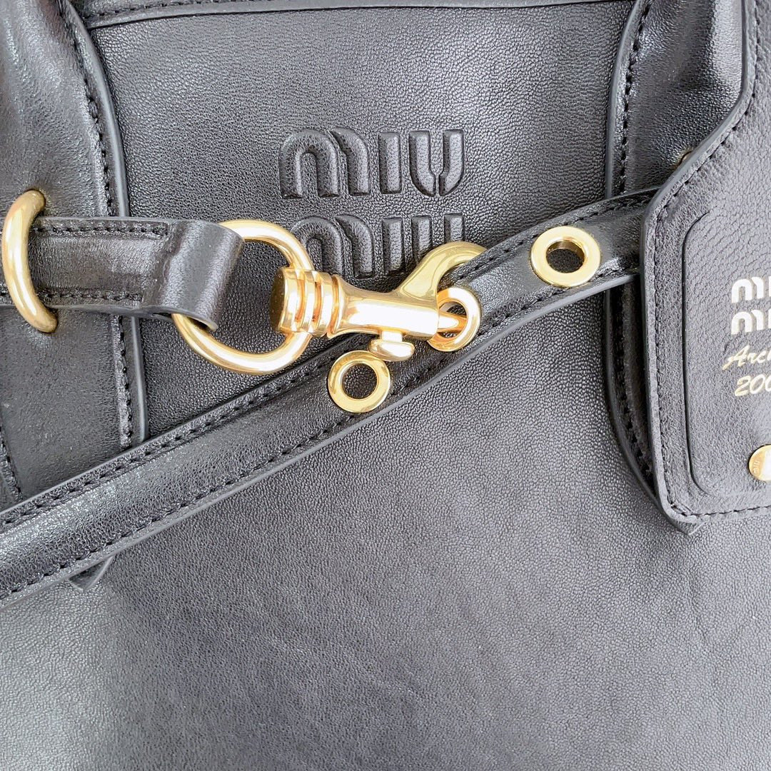 Miu Miu Aventura Black Nappa Bag