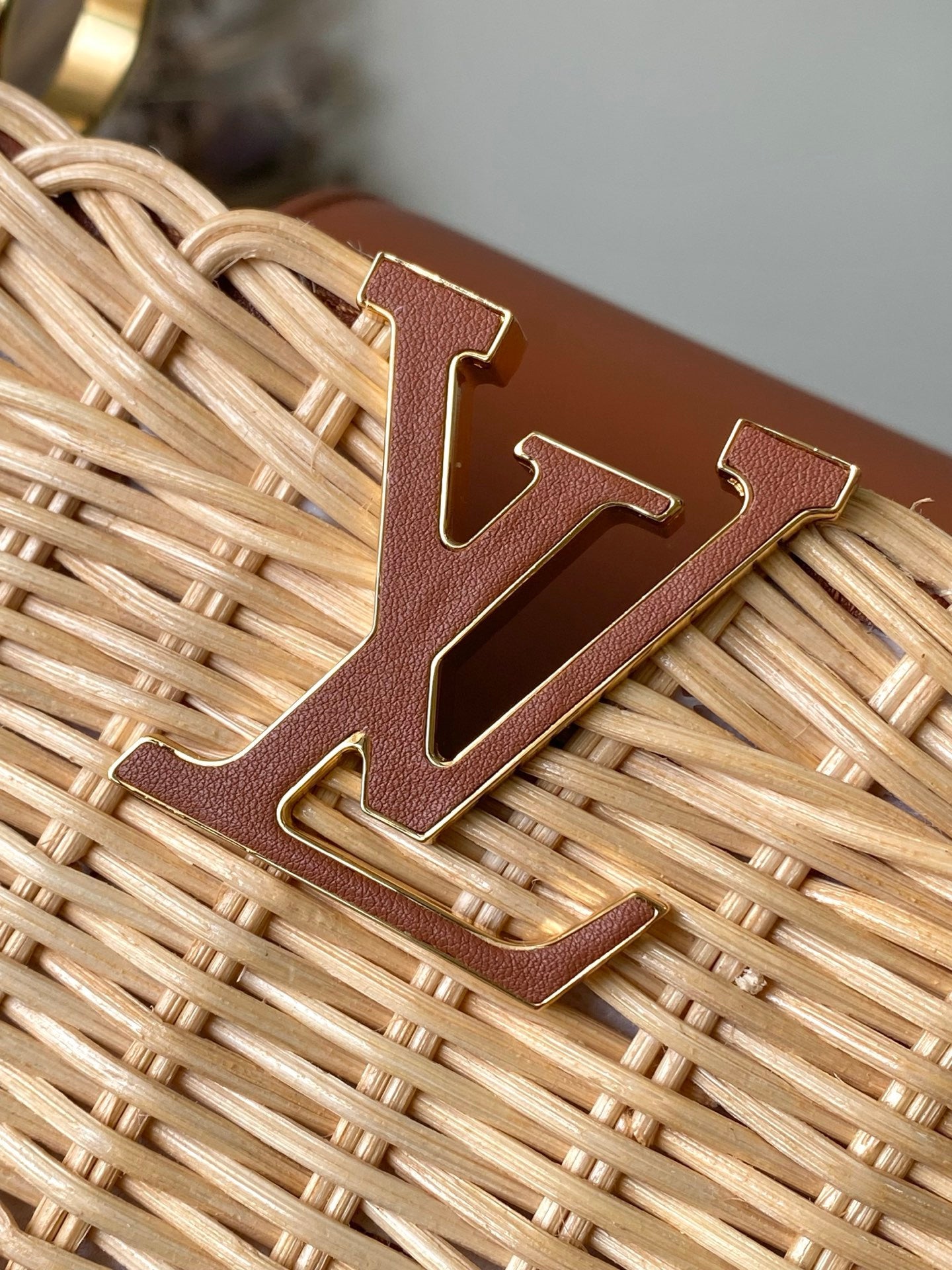 LV Straw Bag