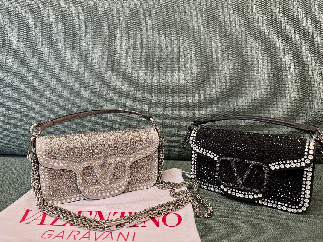 Valentino pink crystal bag