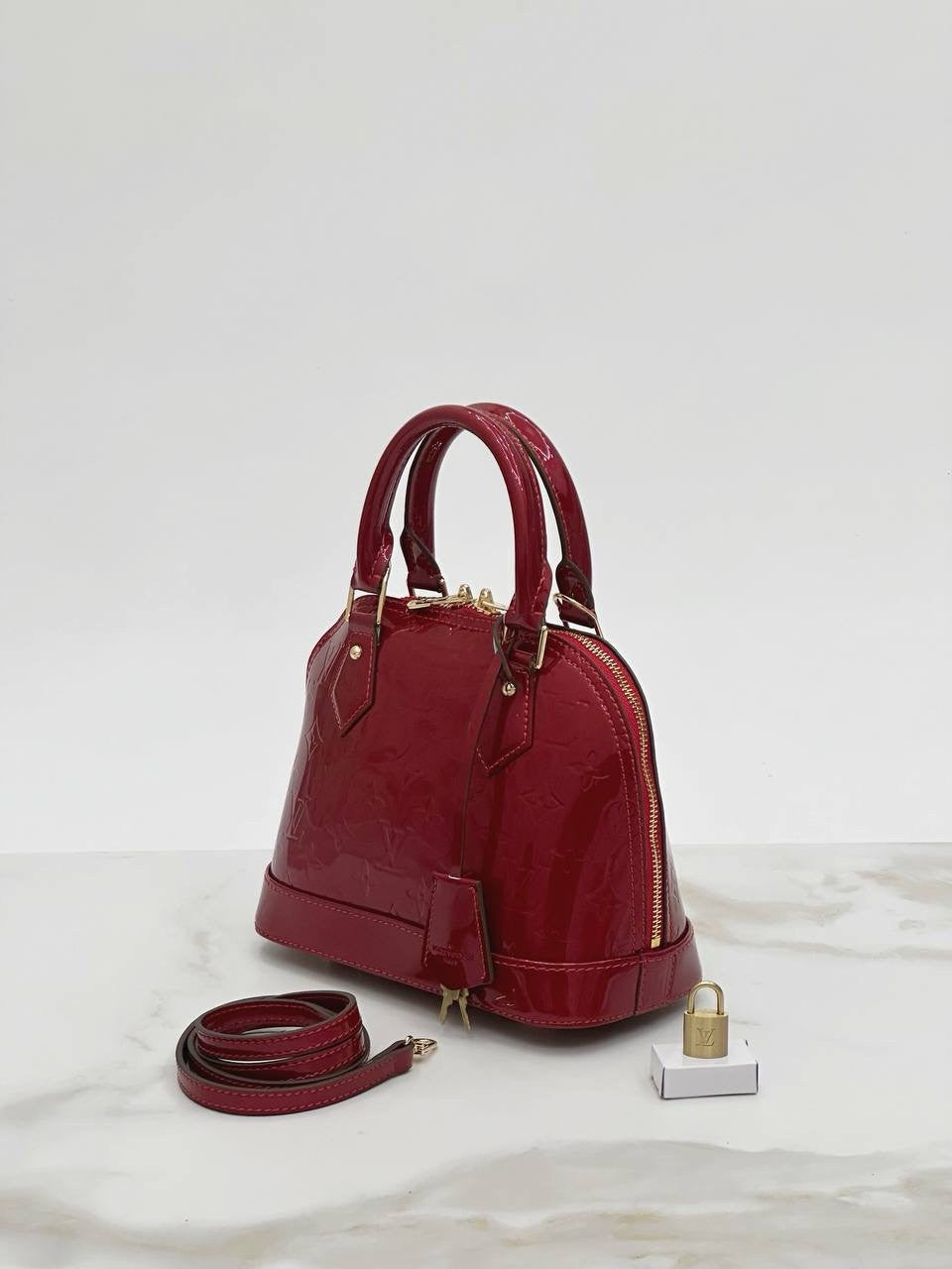 Louis Vuitton Alma red