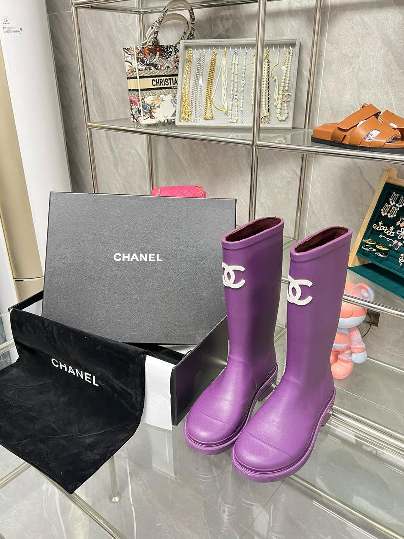 Cizme de cauciuc Chanel