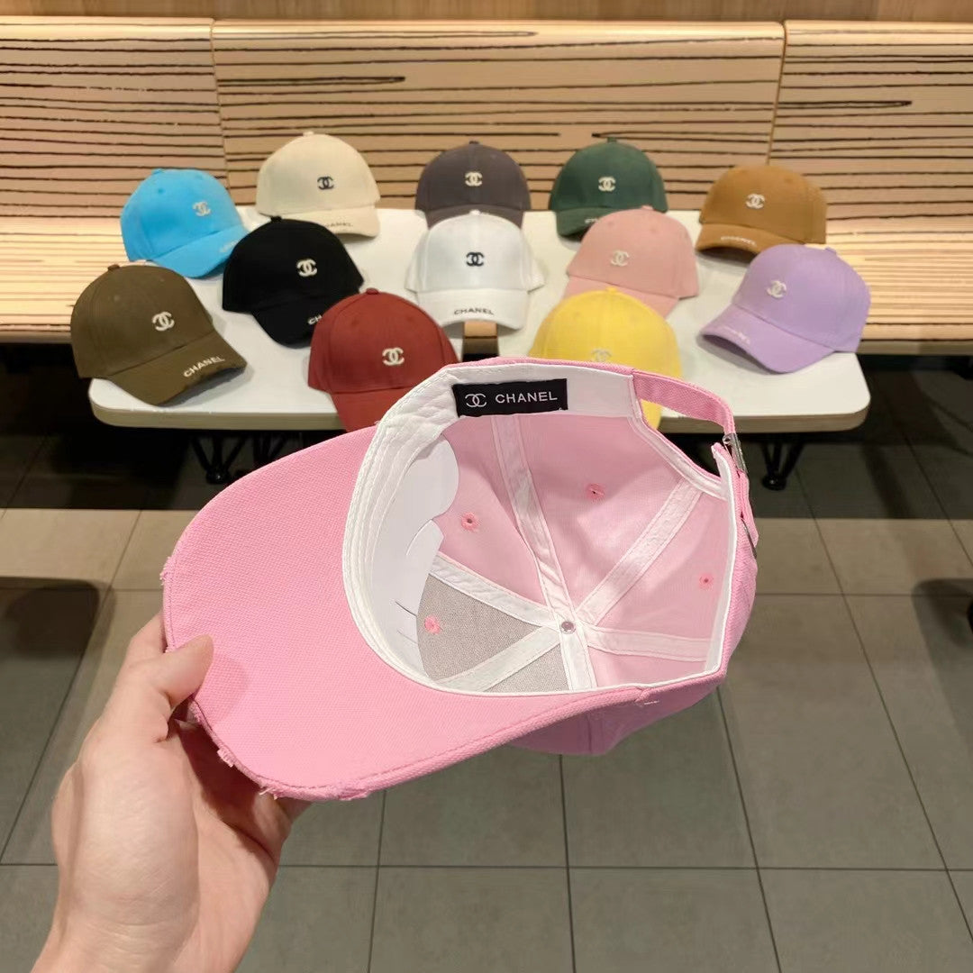 Chanel cap pink
