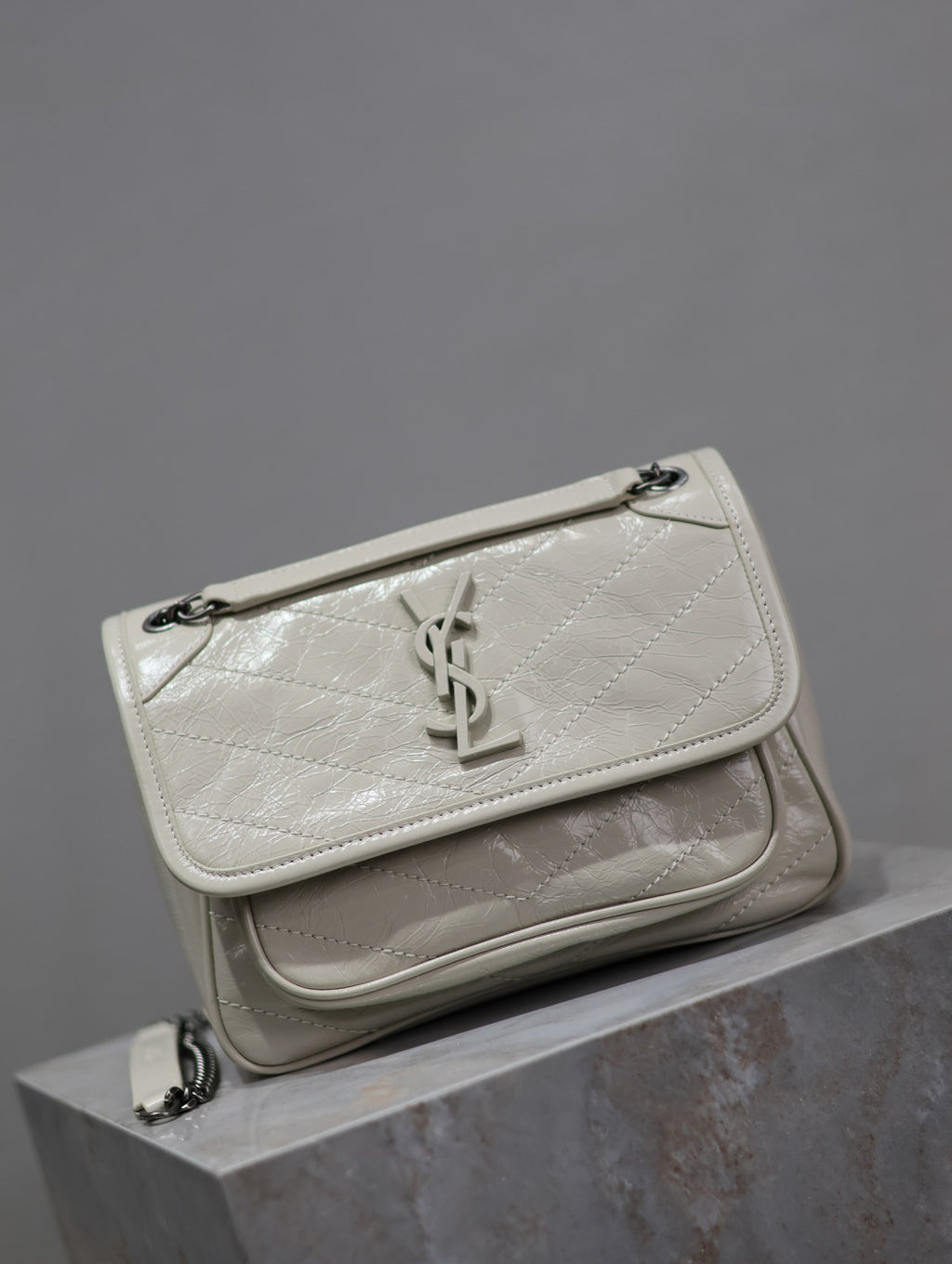 Saint Laurent  Niki Bag in White
