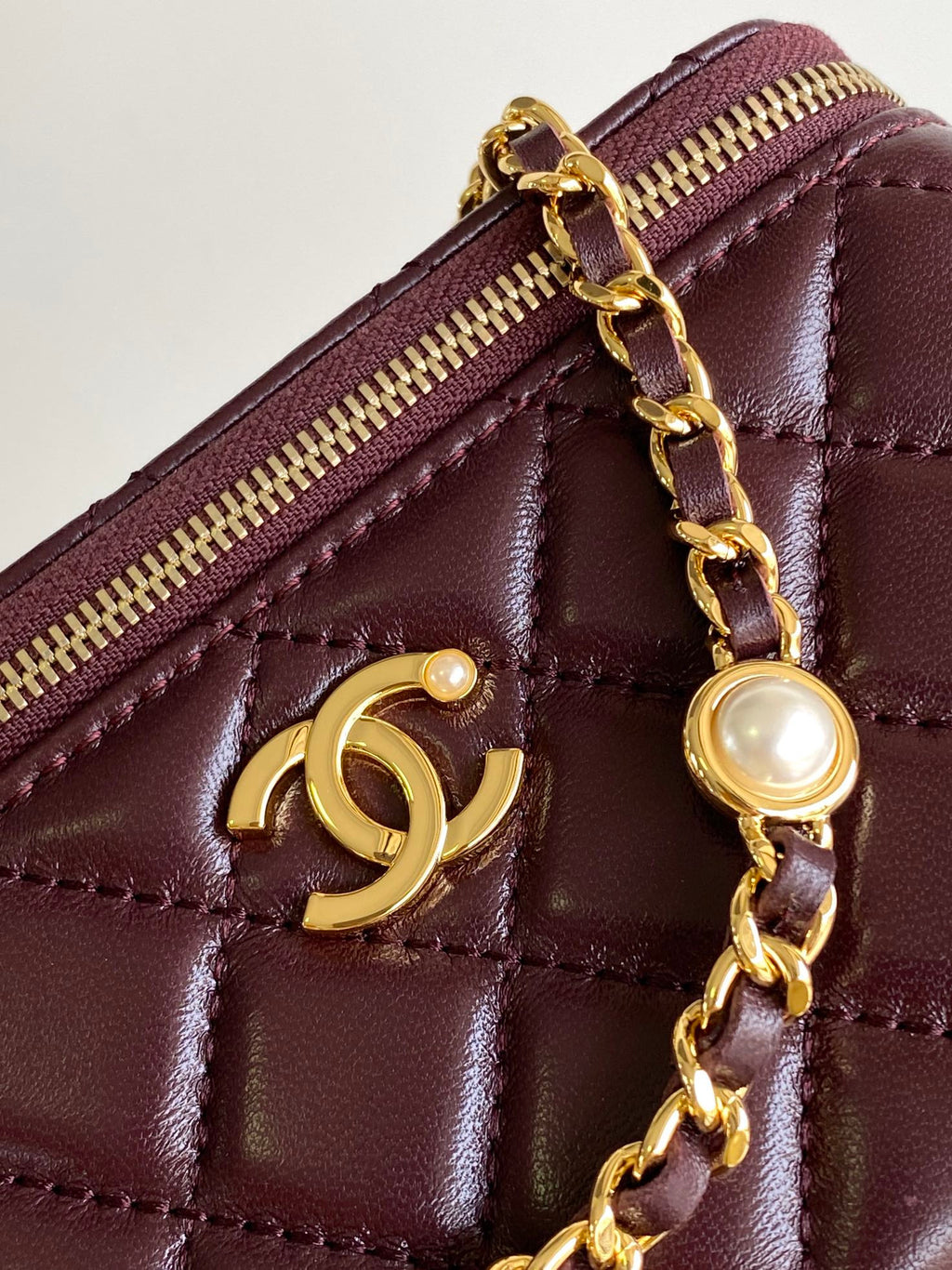 Chanel 24k Handbag Leather Purse