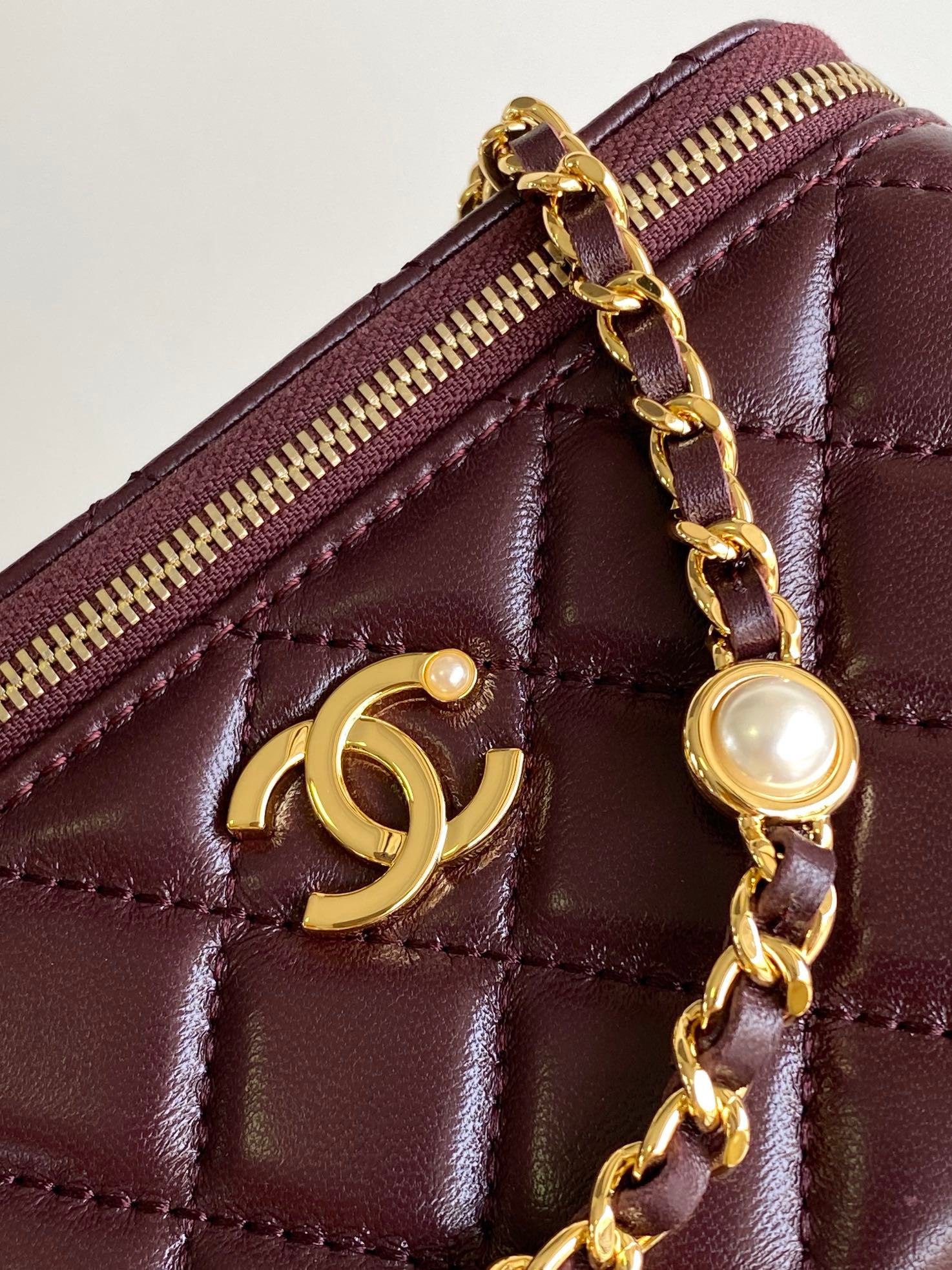 Chanel 24k Handbag Leather Purse