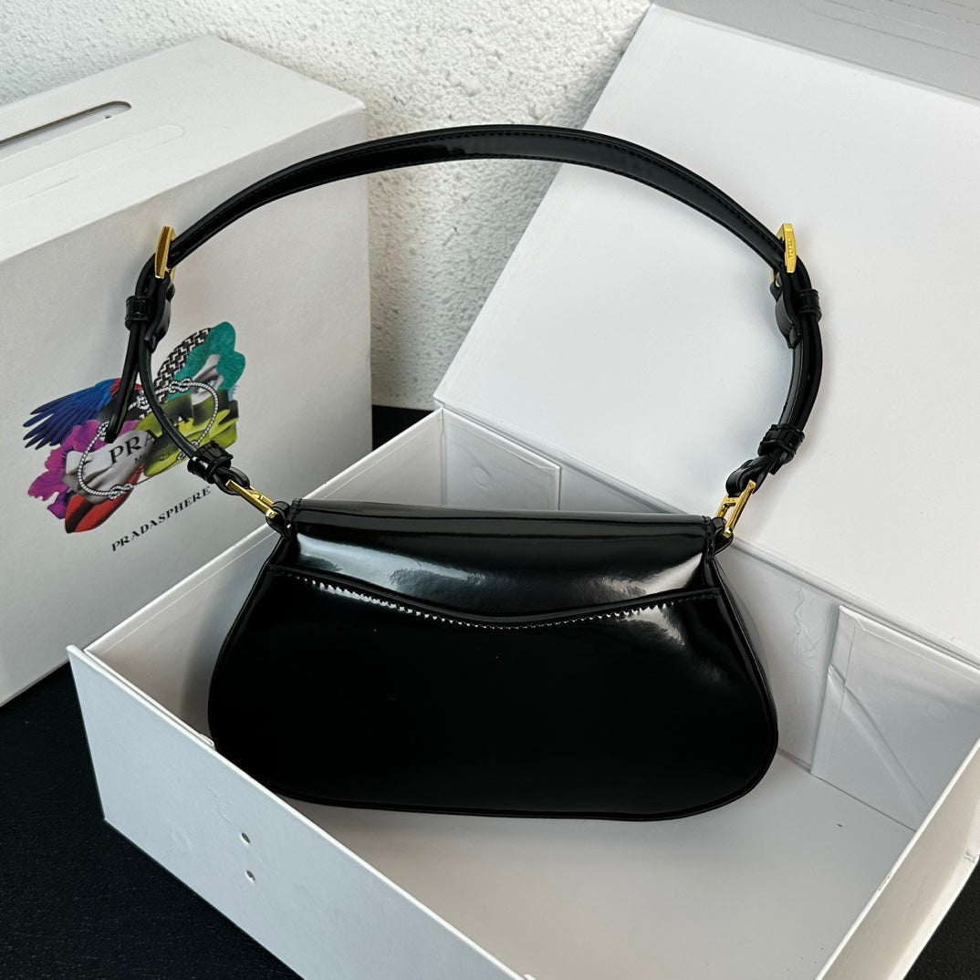 Prada shoulder bag black