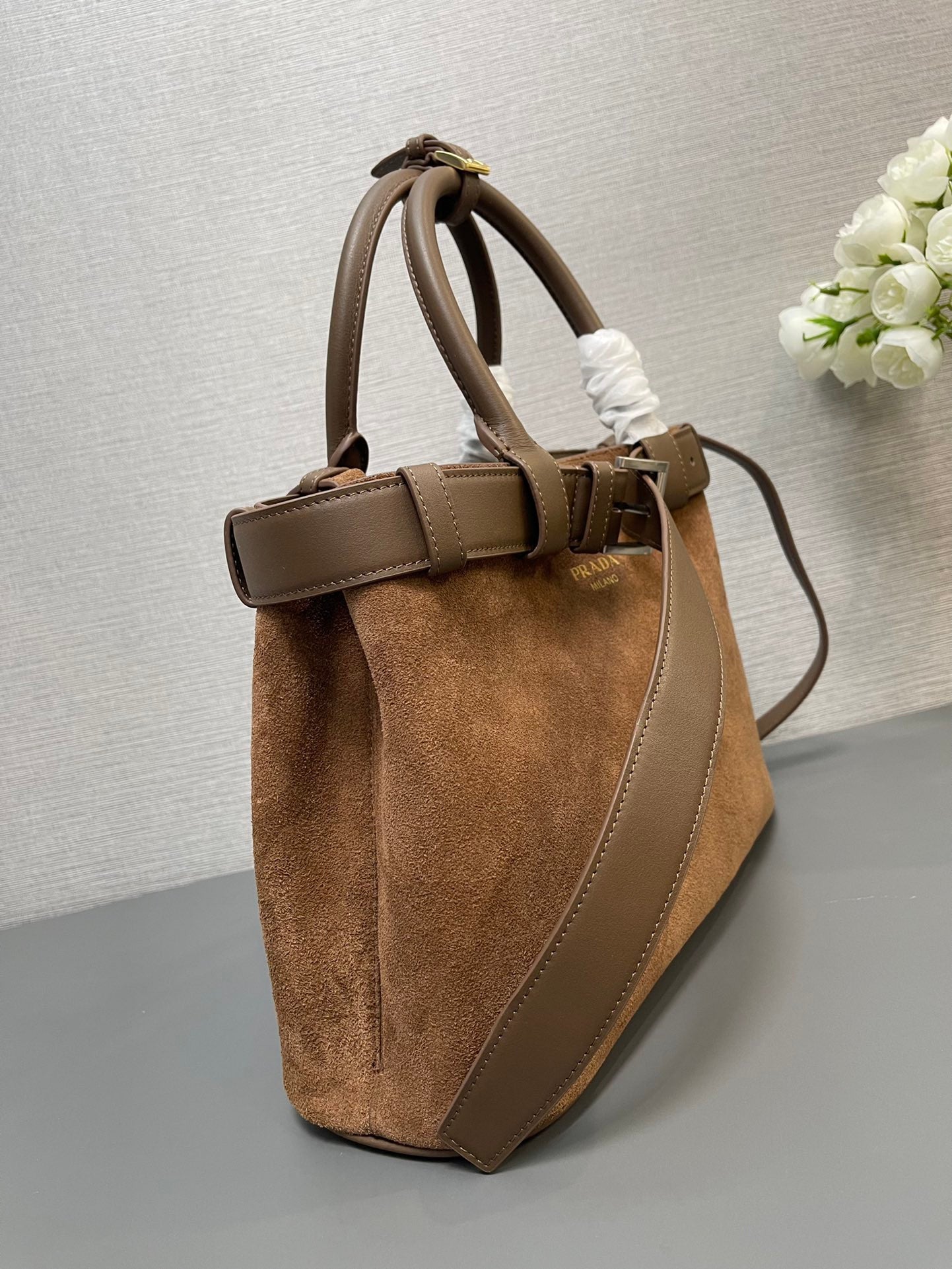 Prada Buckle Handbag