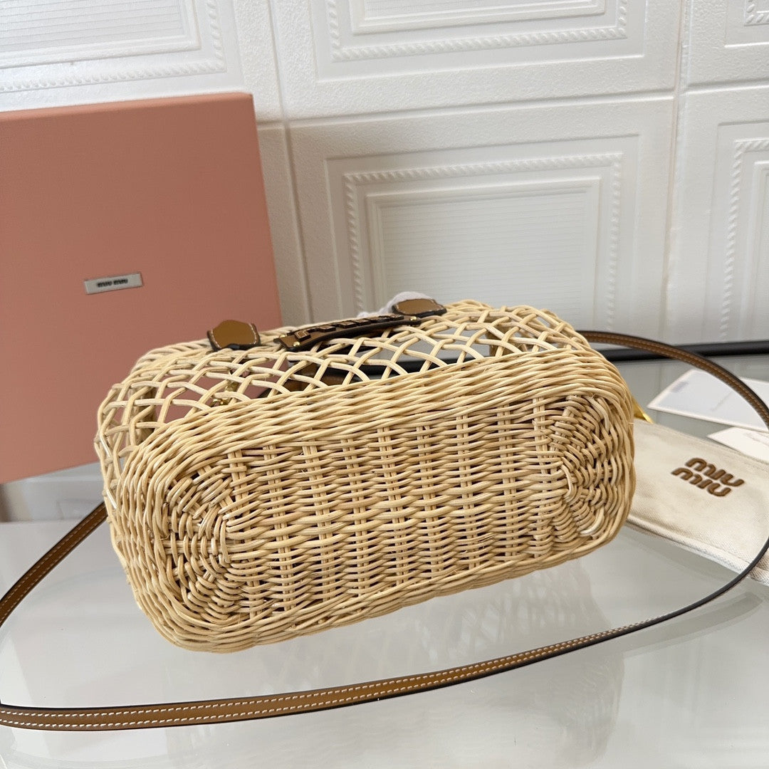 Miu Miu straw bag