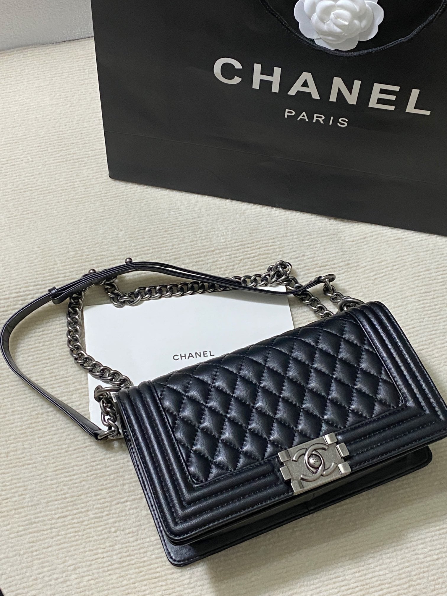 Chanel black bag