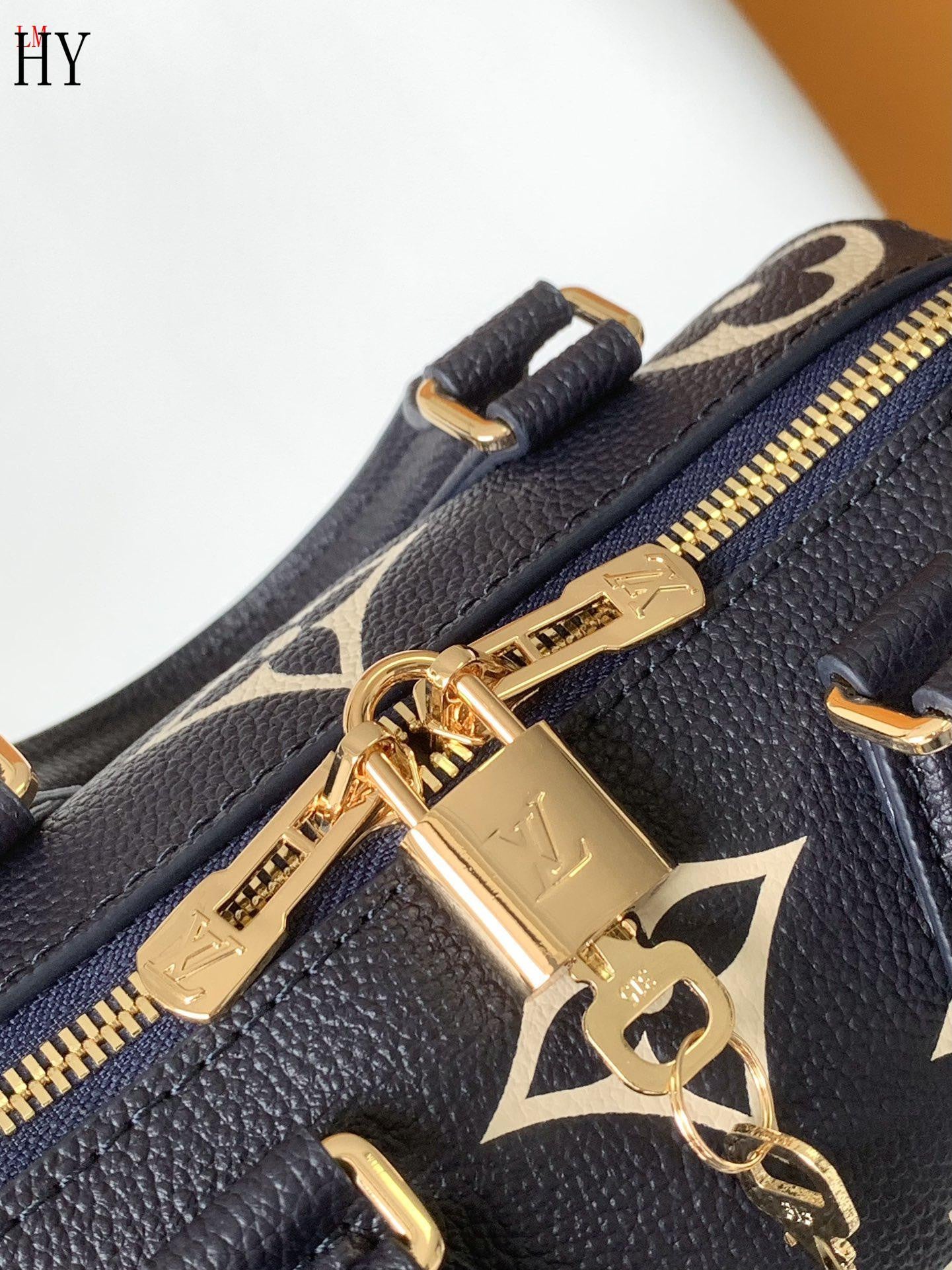 LV Black Leather Bag