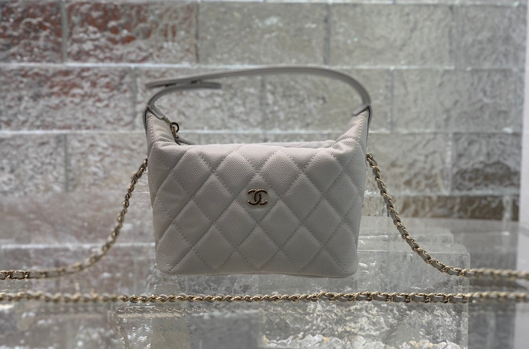 Chanel Cosmetic Pouch White