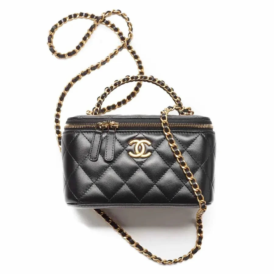 Chanel box black bag