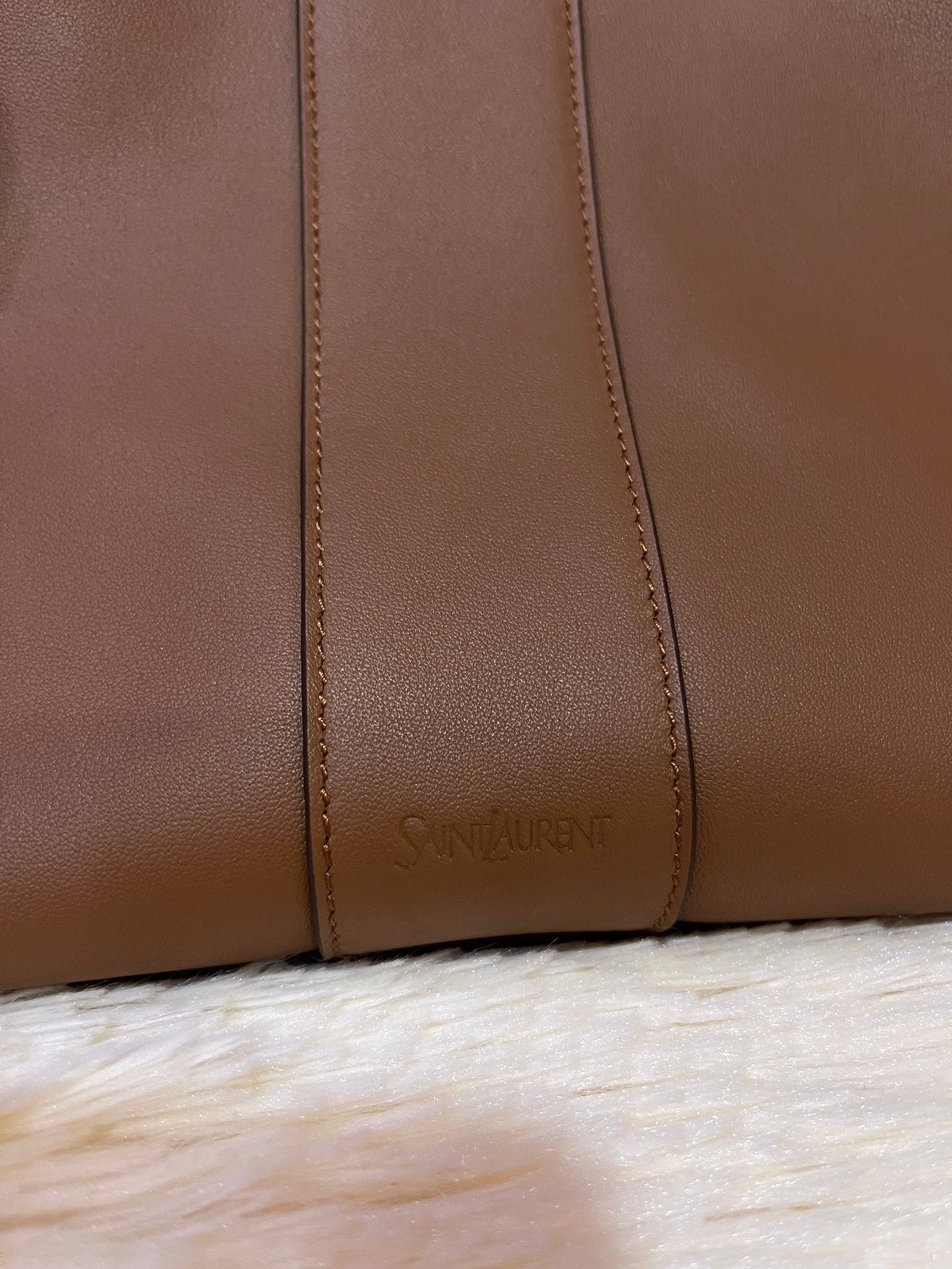 YSL Y tote in leather