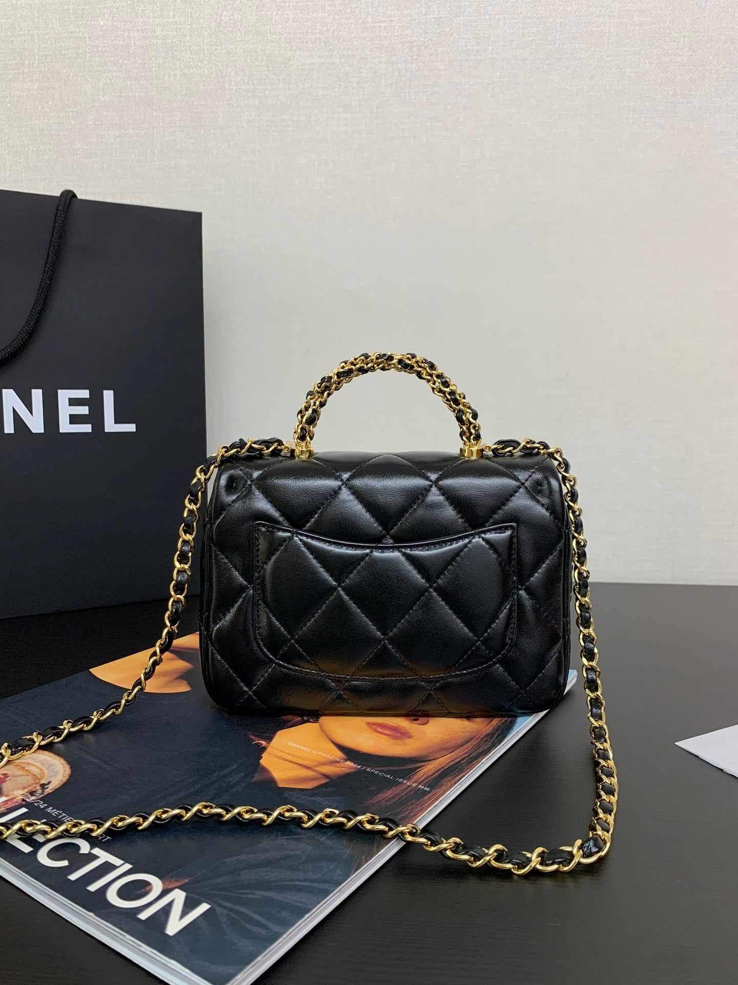 Chanel Mini Flap Bag Top Handle