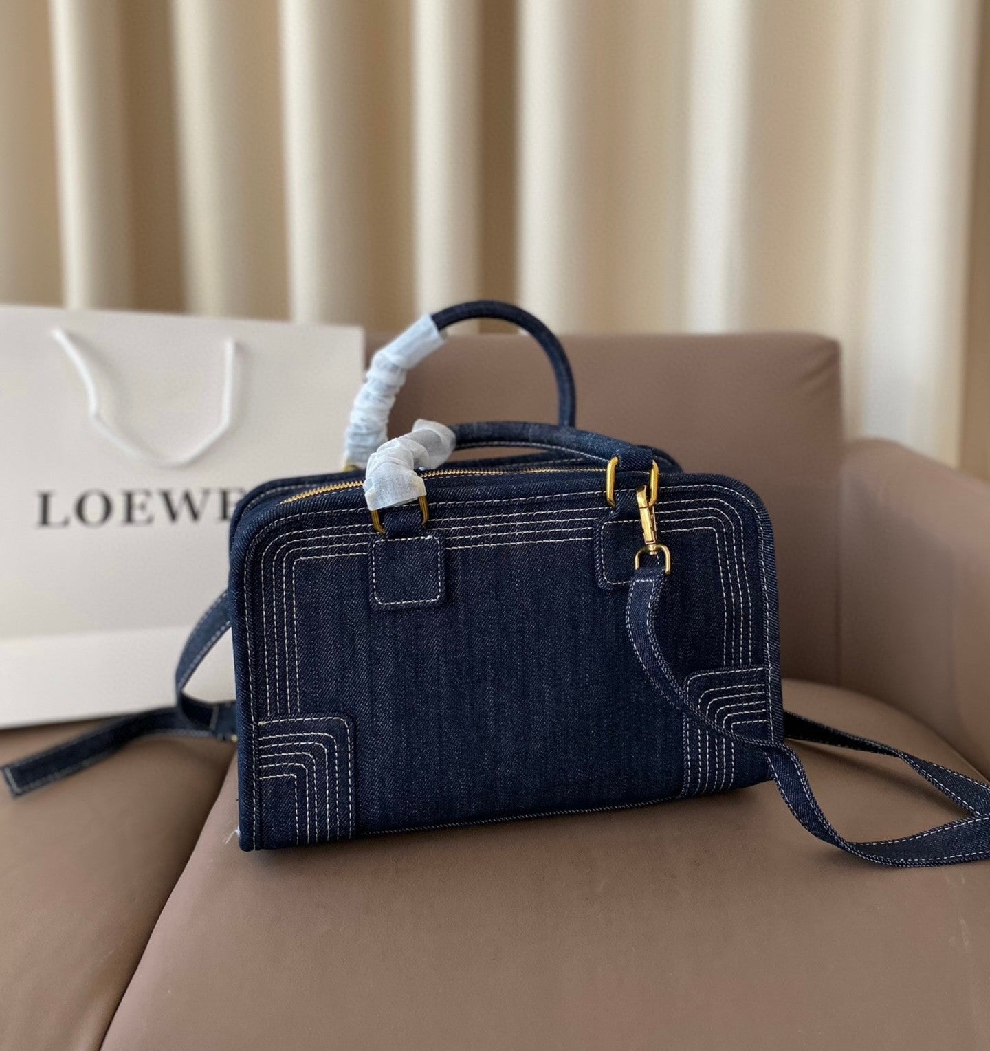 Loewe Bag In Denim