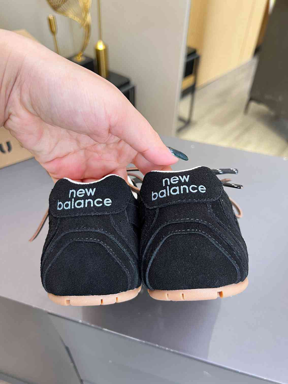 Miu Miu * New Balance sneakers black