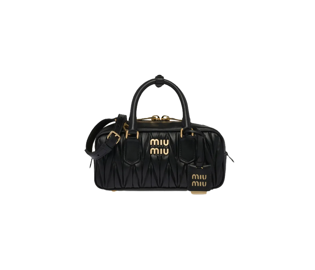 Miu Miu Matelasse black purse