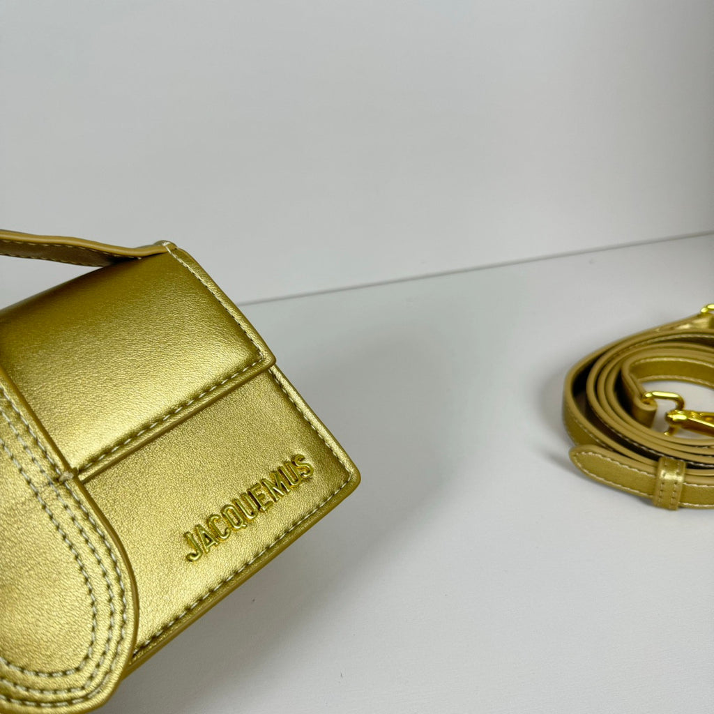 Geantă Jacquemus aurie