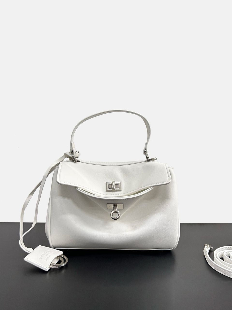 Balenciaga rodeo white bag