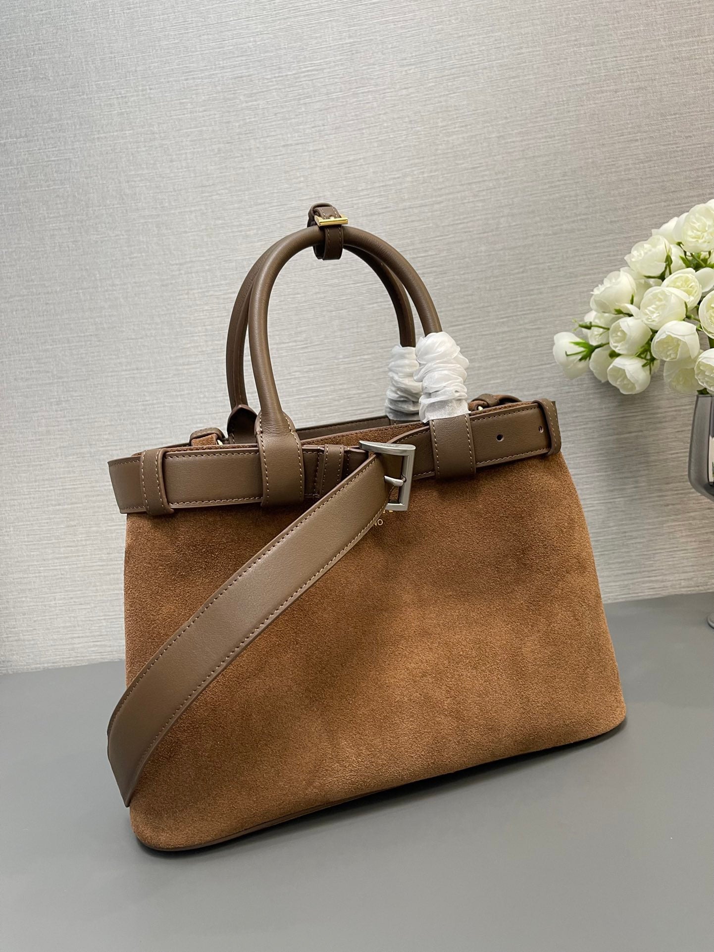 Prada Buckle Handbag