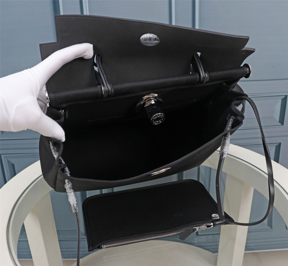 Hermes Herbag so black