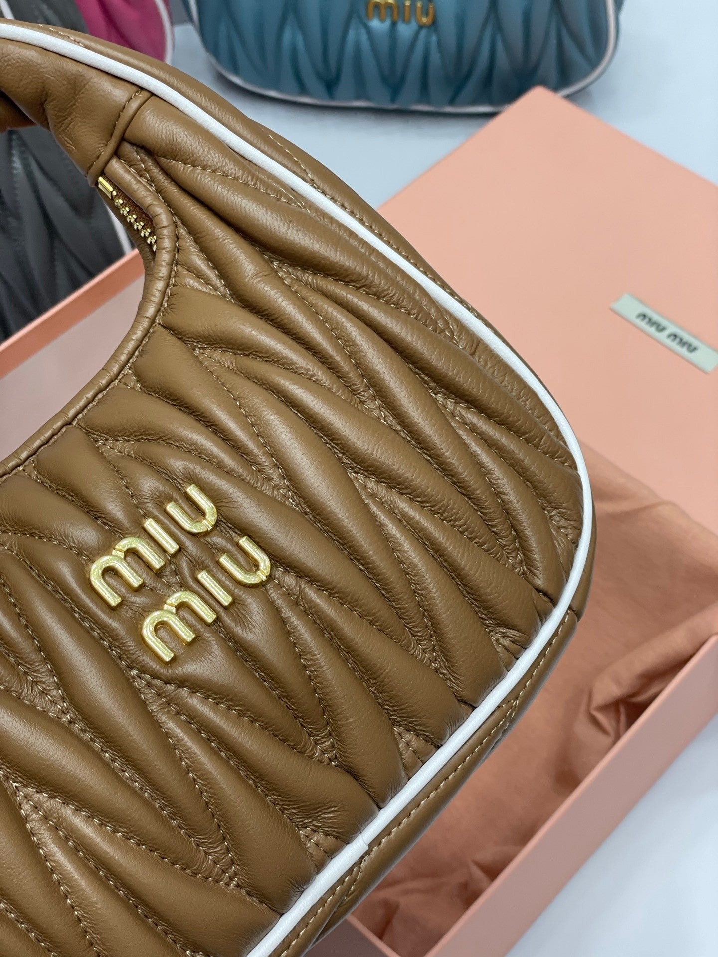Miu Miu wander hobo brown