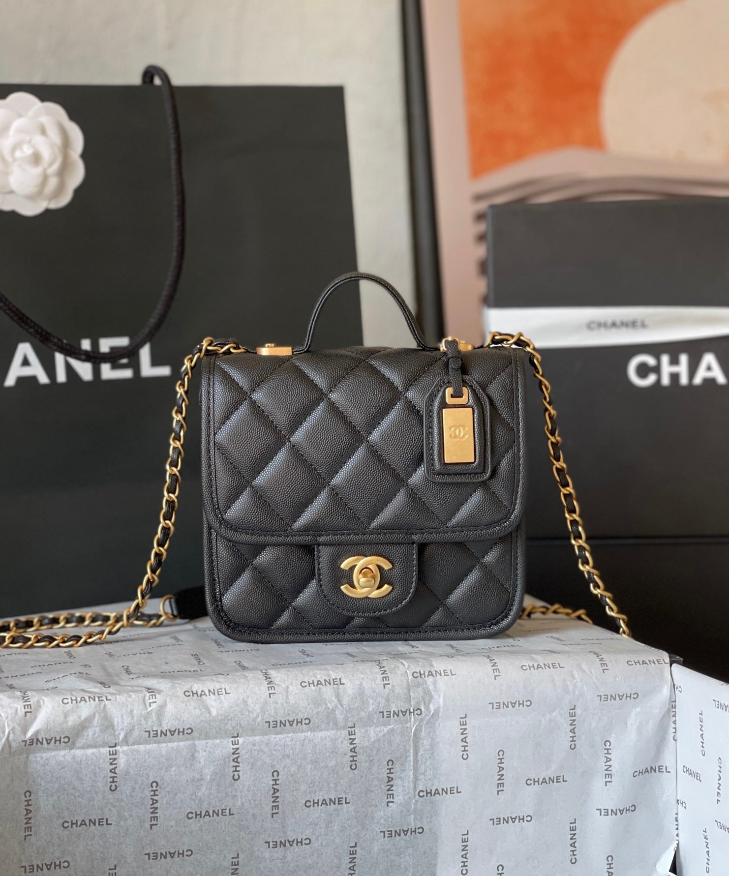 Chanel Leather Handbag