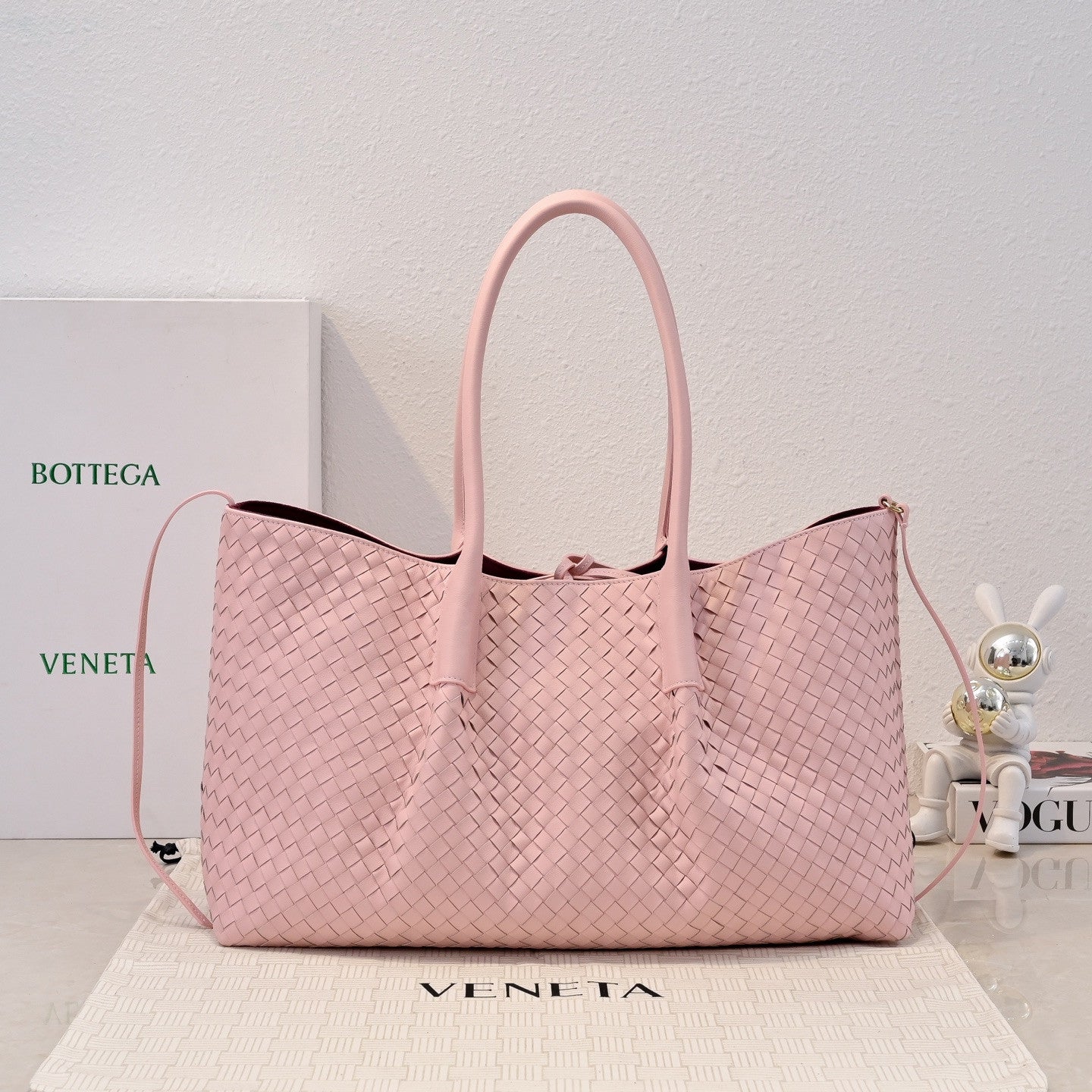 Bottega Veneta tote bag pink